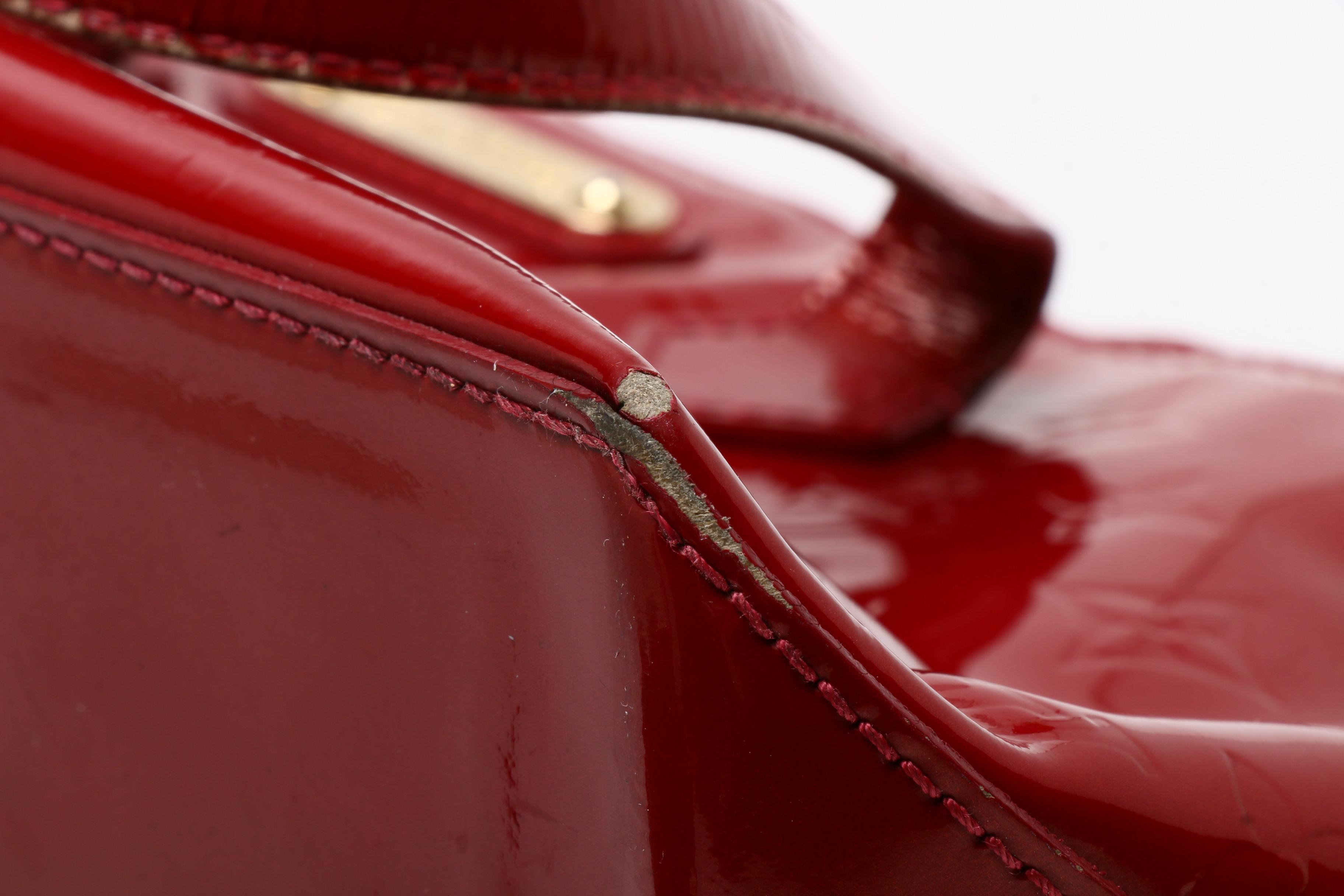 Louis Vuitton Pomme D'Amour Wilshire Monogram Vernis Leather PM Bag