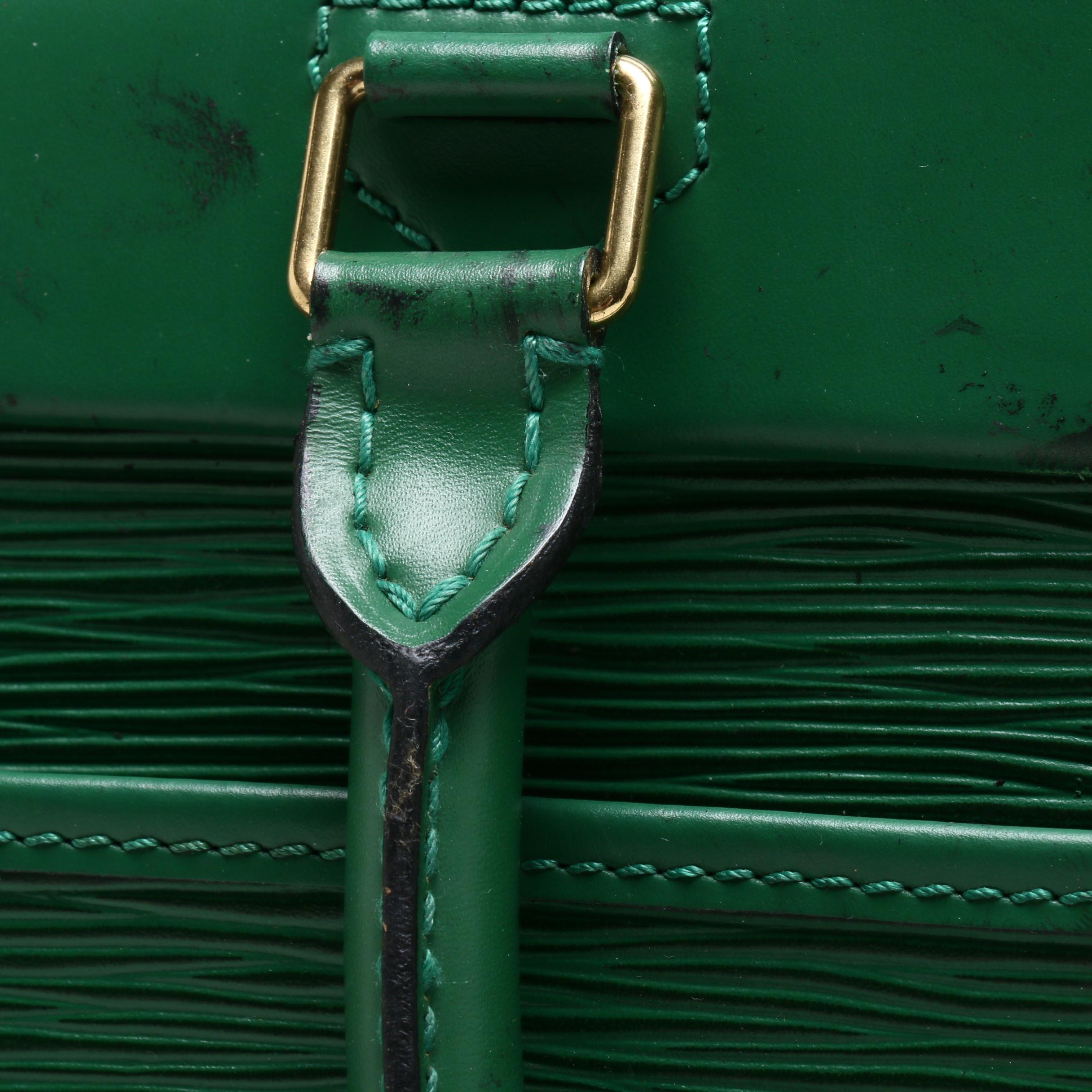 Louis Vuitton Borneo Green EPI Leather Riviera Tote Bag