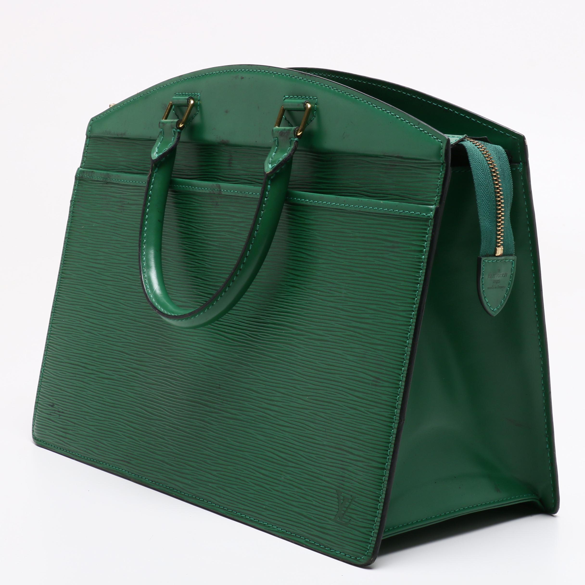 Louis Vuitton Borneo Green EPI Leather Riviera Tote Bag