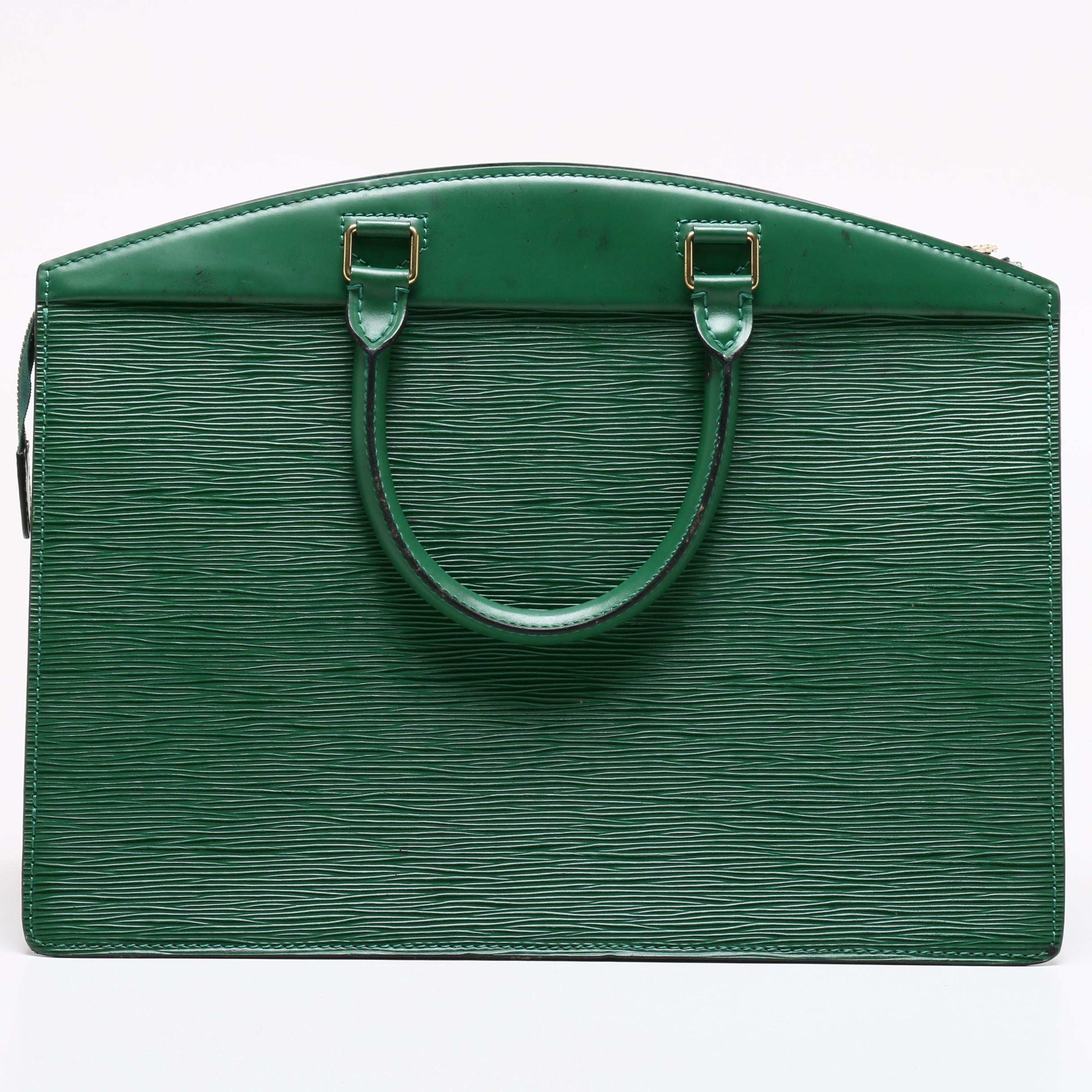 Louis Vuitton Borneo Green EPI Leather Riviera Tote Bag