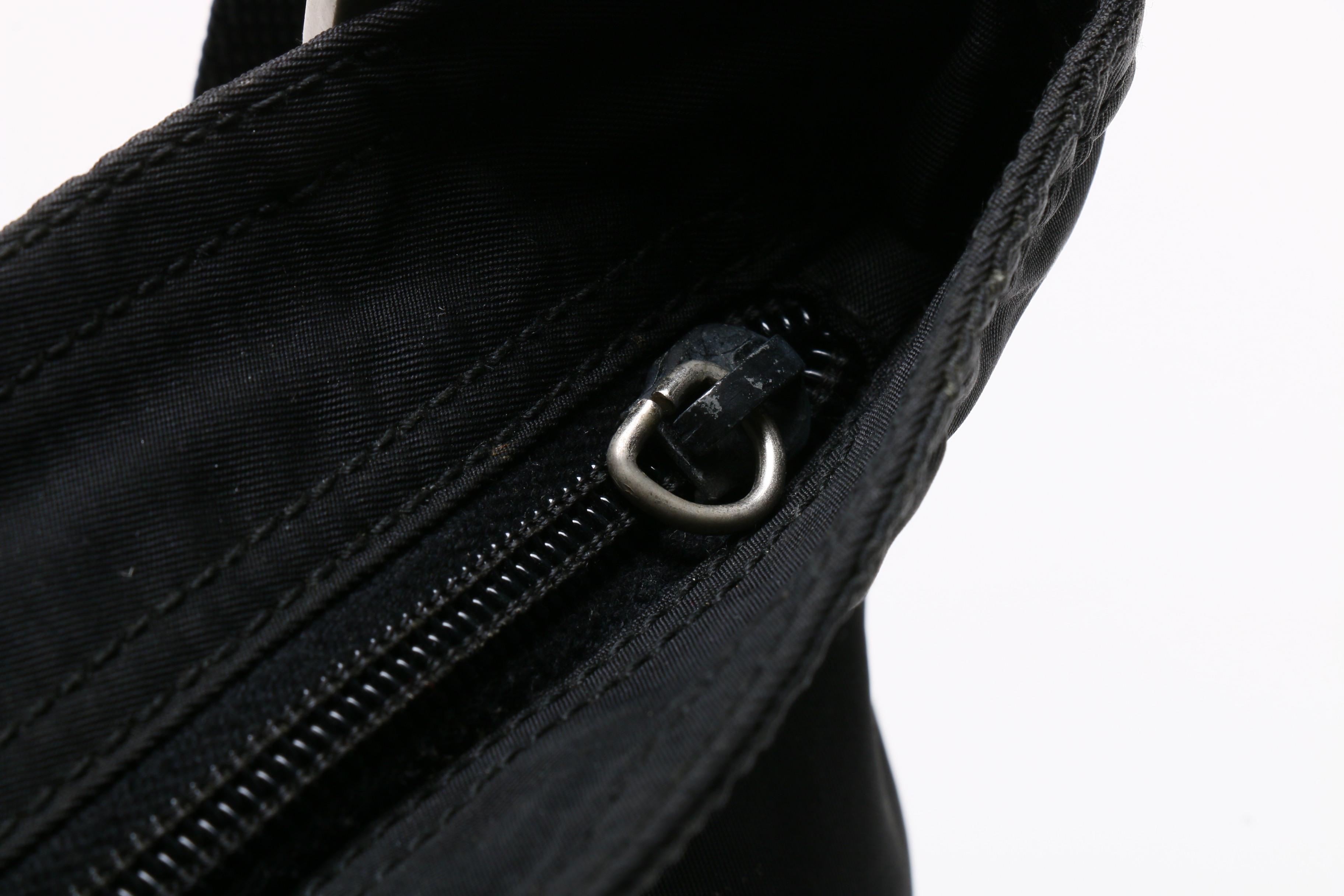 Prada Black Tessuto Nylon Shoulder Bag