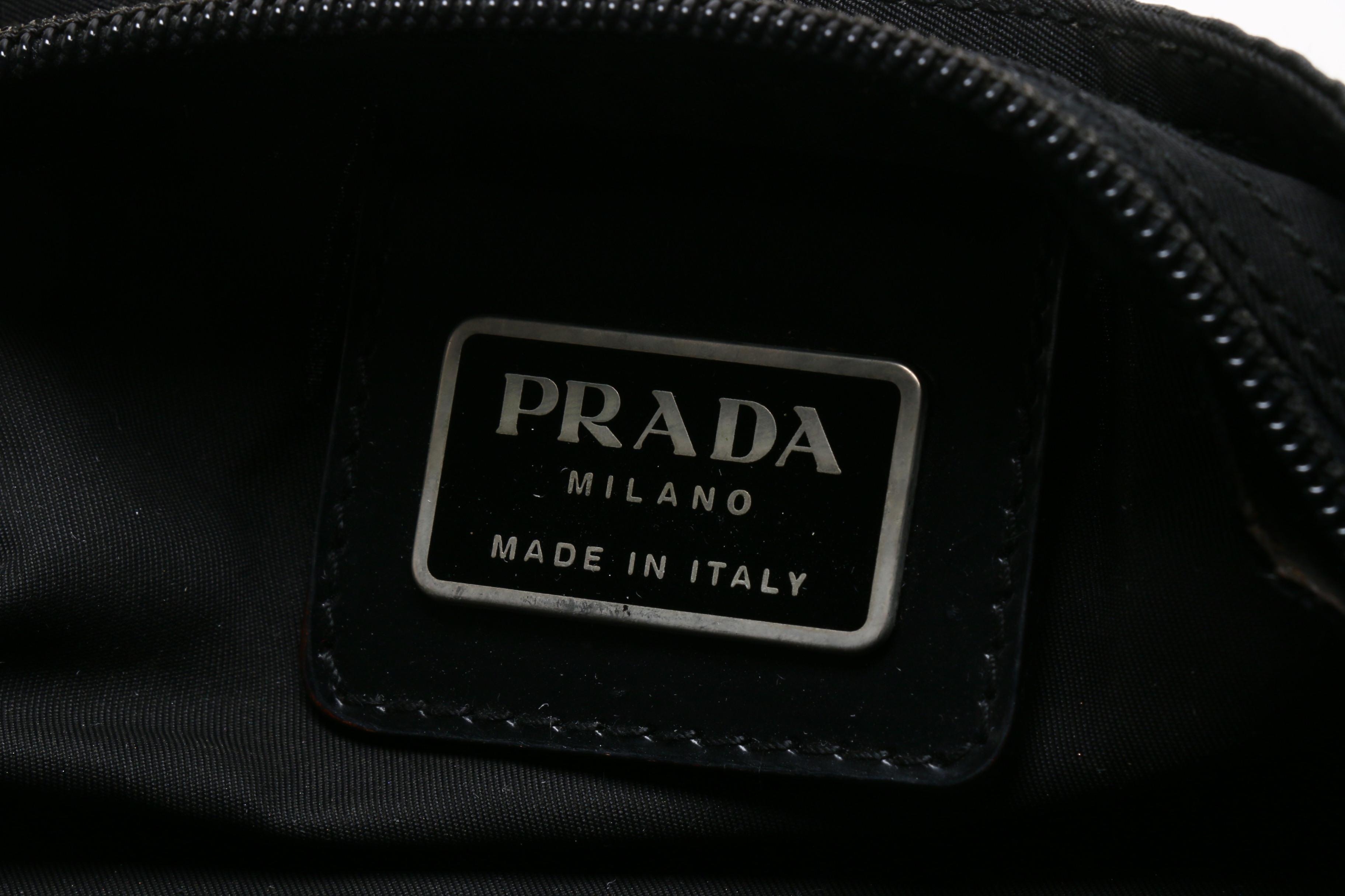 Prada Black Tessuto Nylon Shoulder Bag