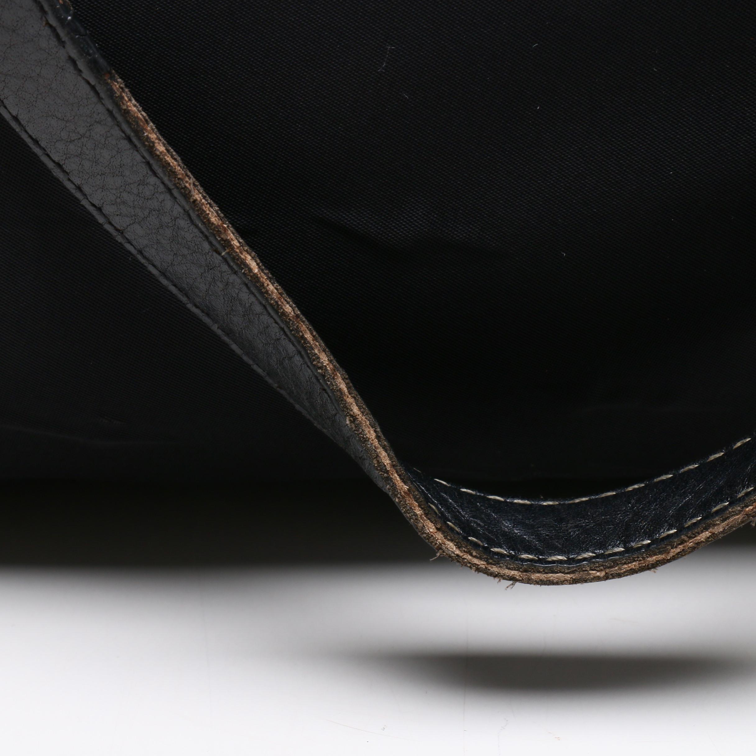 Burberry London Blue Label Black Nylon Tote