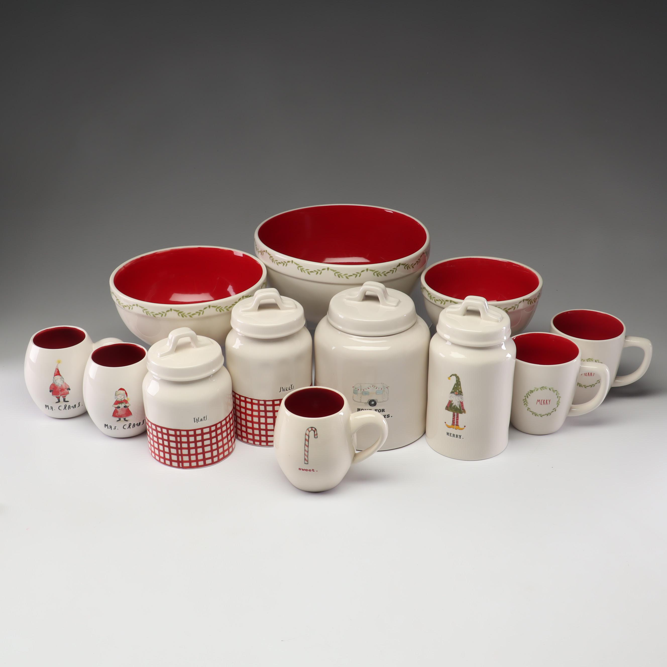 Rae Dunn Artisan Collection by Magenta Christmas Dishes