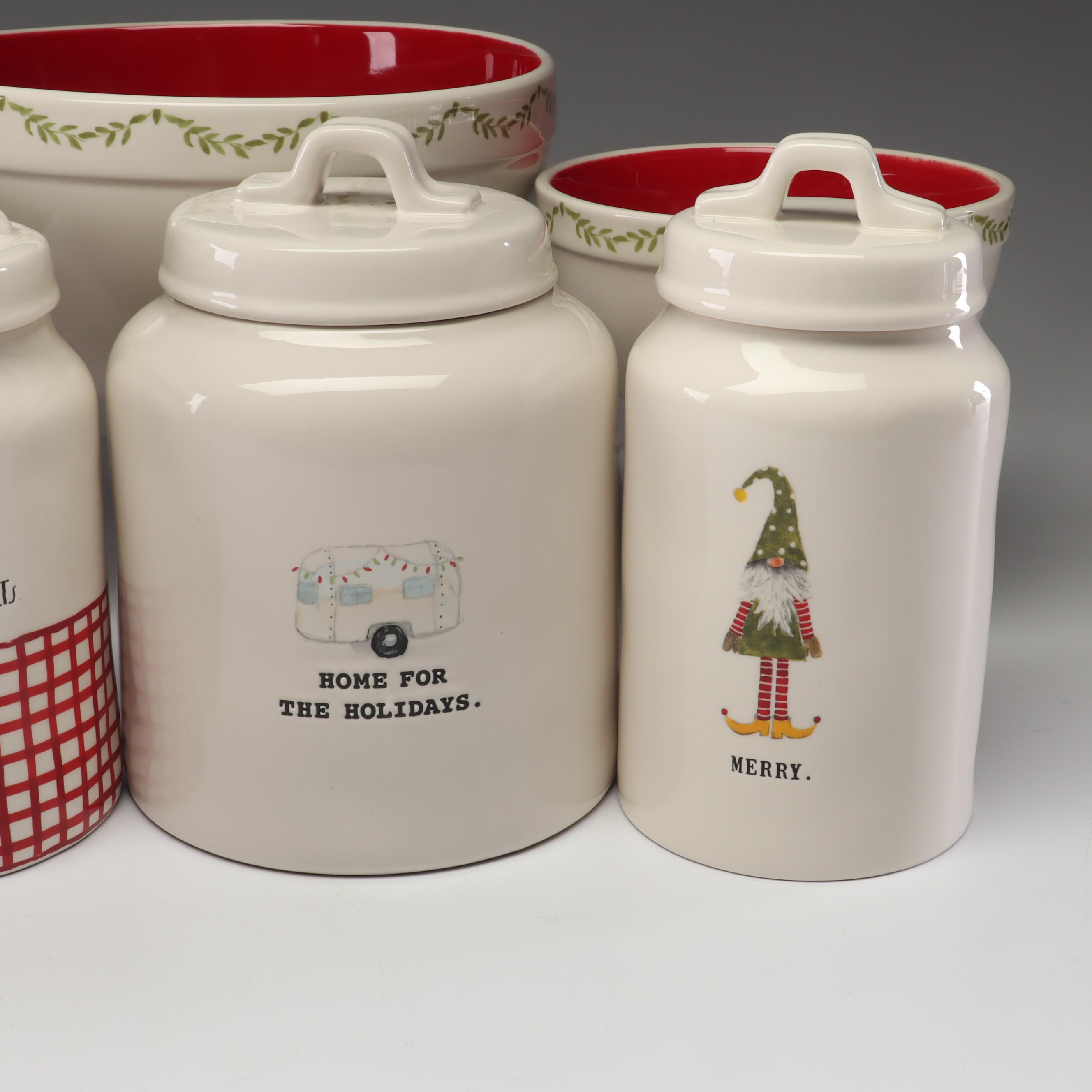 Rae Dunn Artisan Collection by Magenta Christmas Dishes