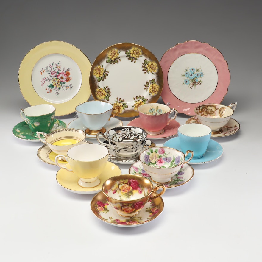Collection of English Bone China Tea Settings