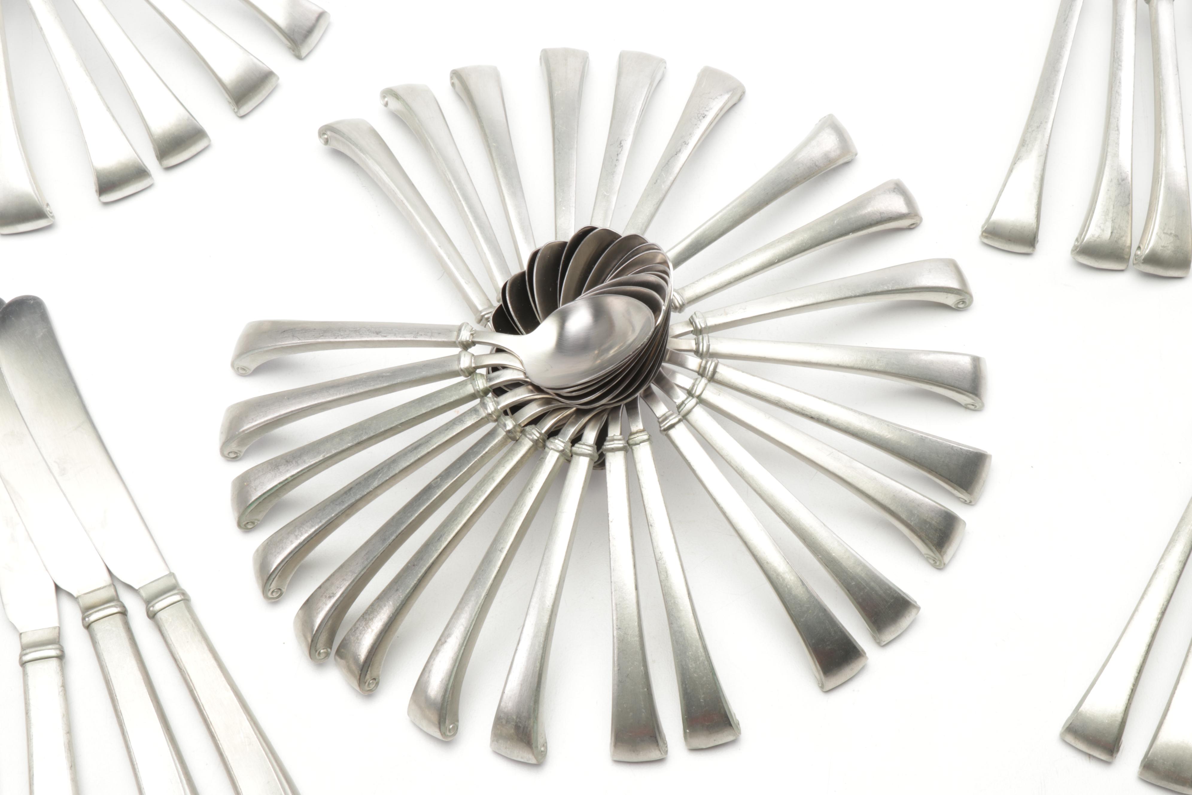 International Pewter Flatware and Napkin Bands