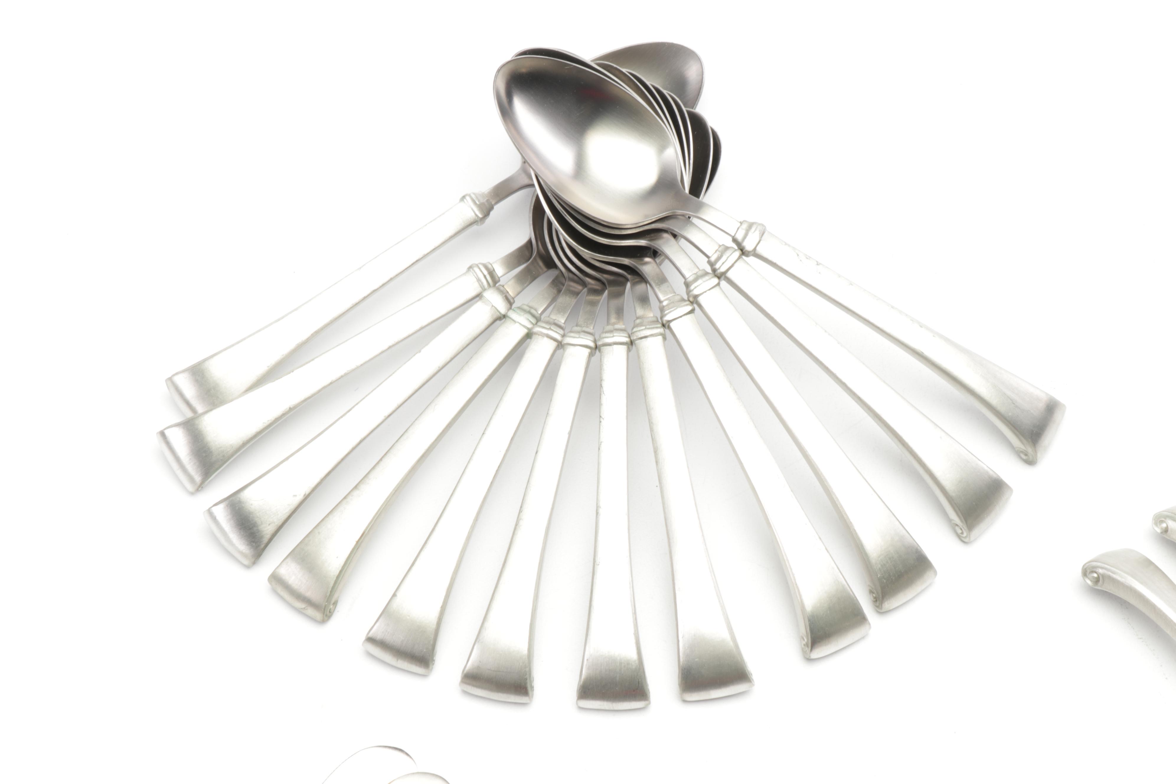 International Pewter Flatware and Napkin Bands