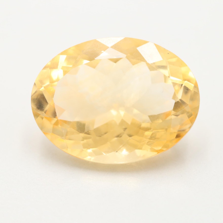 Loose 15.81 CT Citine Gemstone