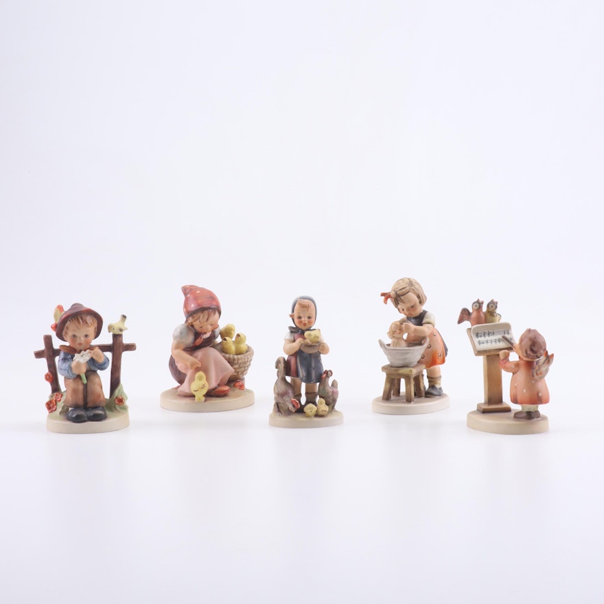 Goebel Hummel Porcelain Figurines with Animals