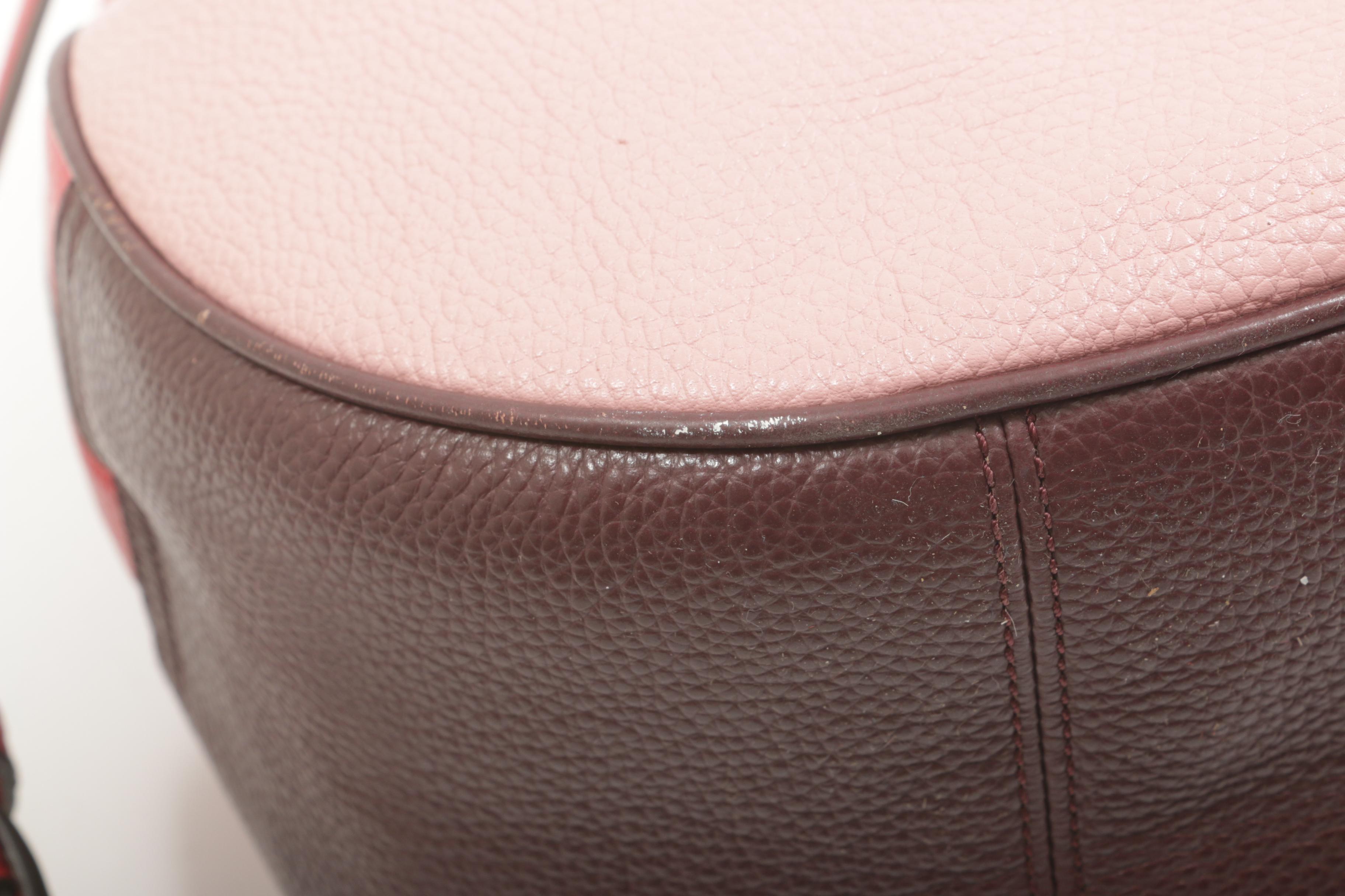 Coach Harley Convertible Hobo Bag in Multicolor Colorblock Pebbled Leather