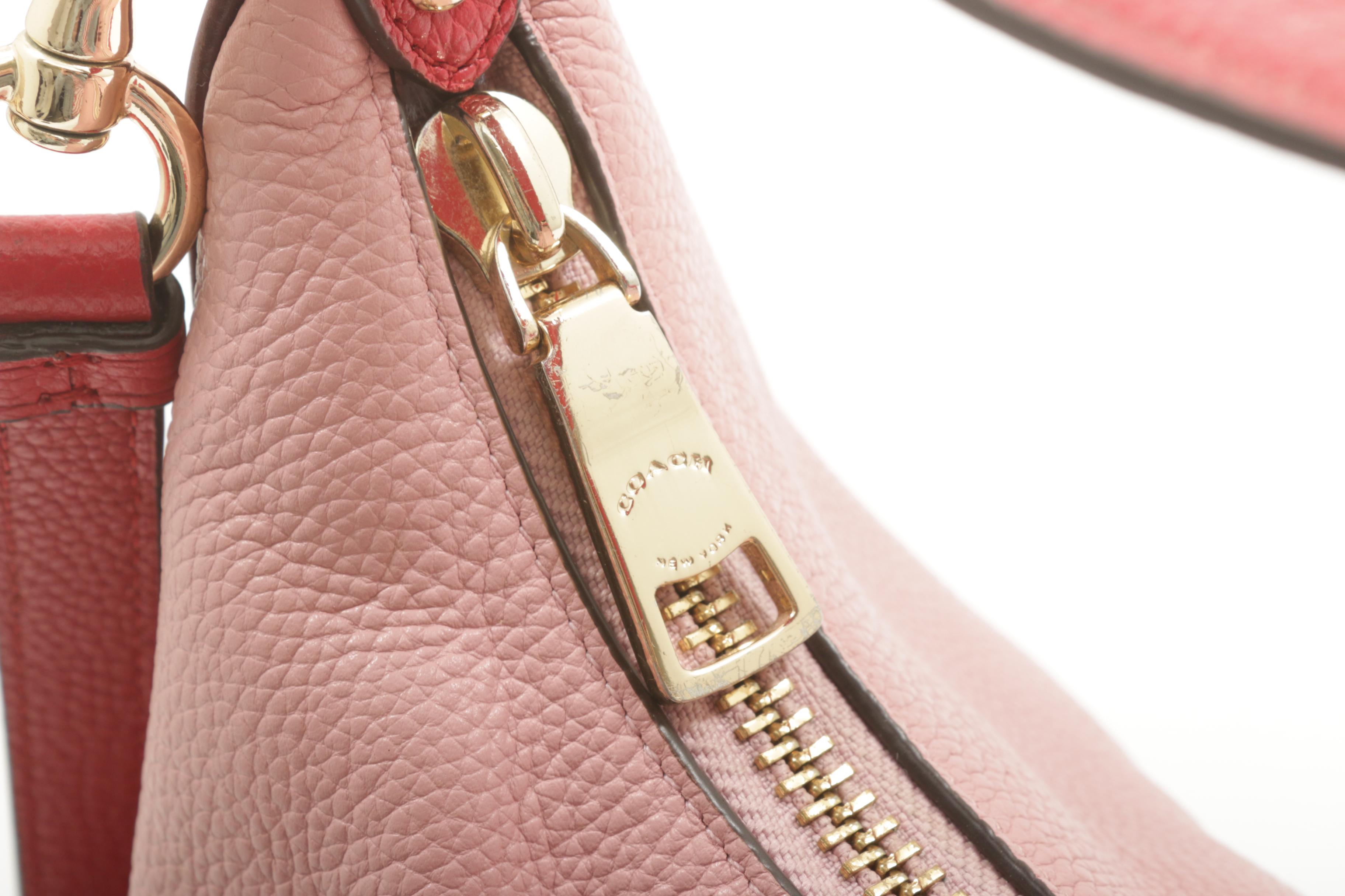 Coach Harley Convertible Hobo Bag in Multicolor Colorblock Pebbled Leather