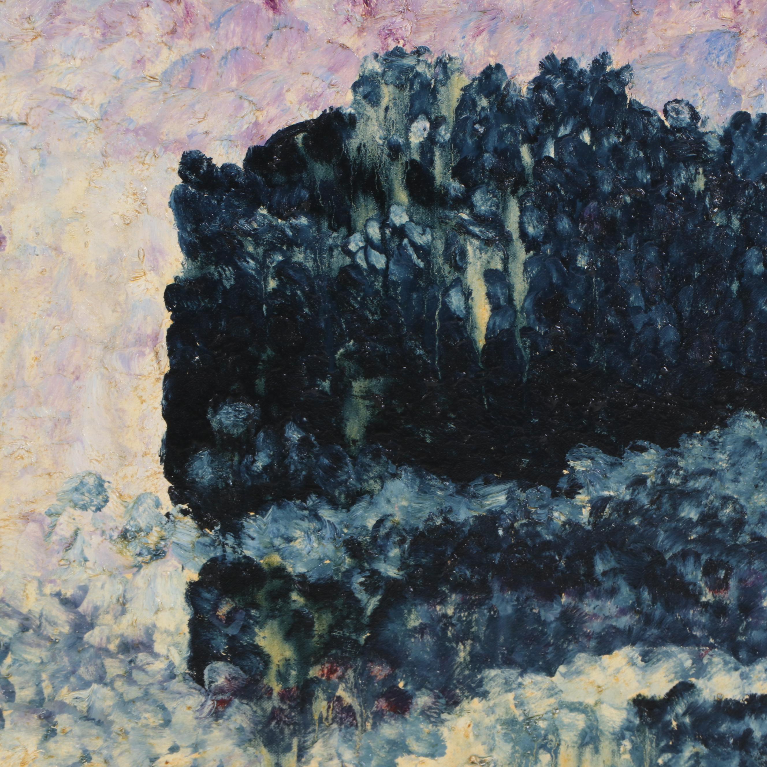 Olif Venters Oil Painting "Warsaw Ghetto 2"