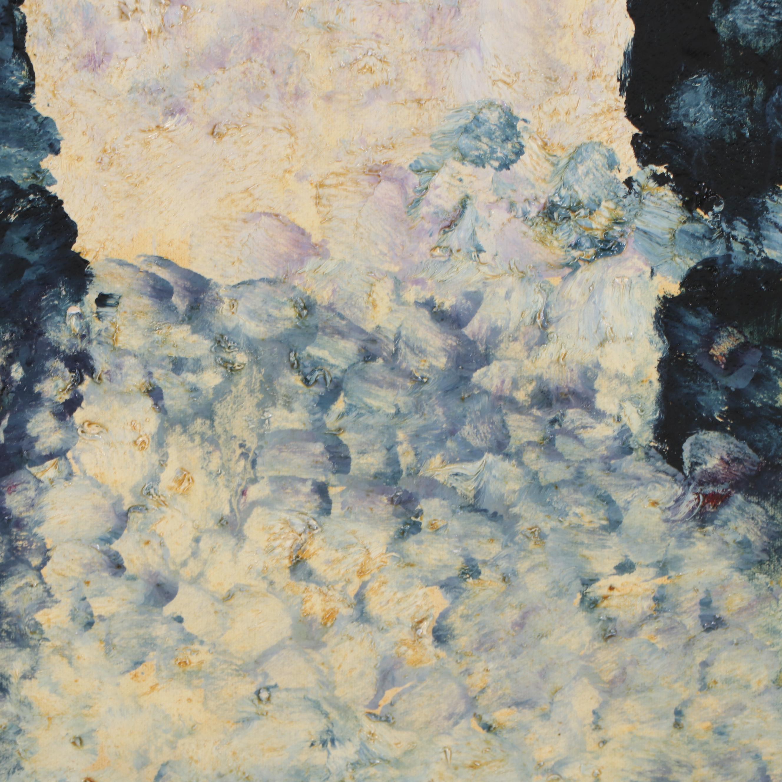 Olif Venters Oil Painting "Warsaw Ghetto 2"