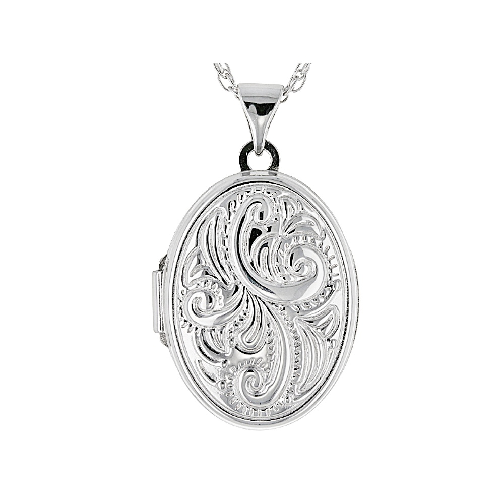 Sterling Silver Locket with Chain