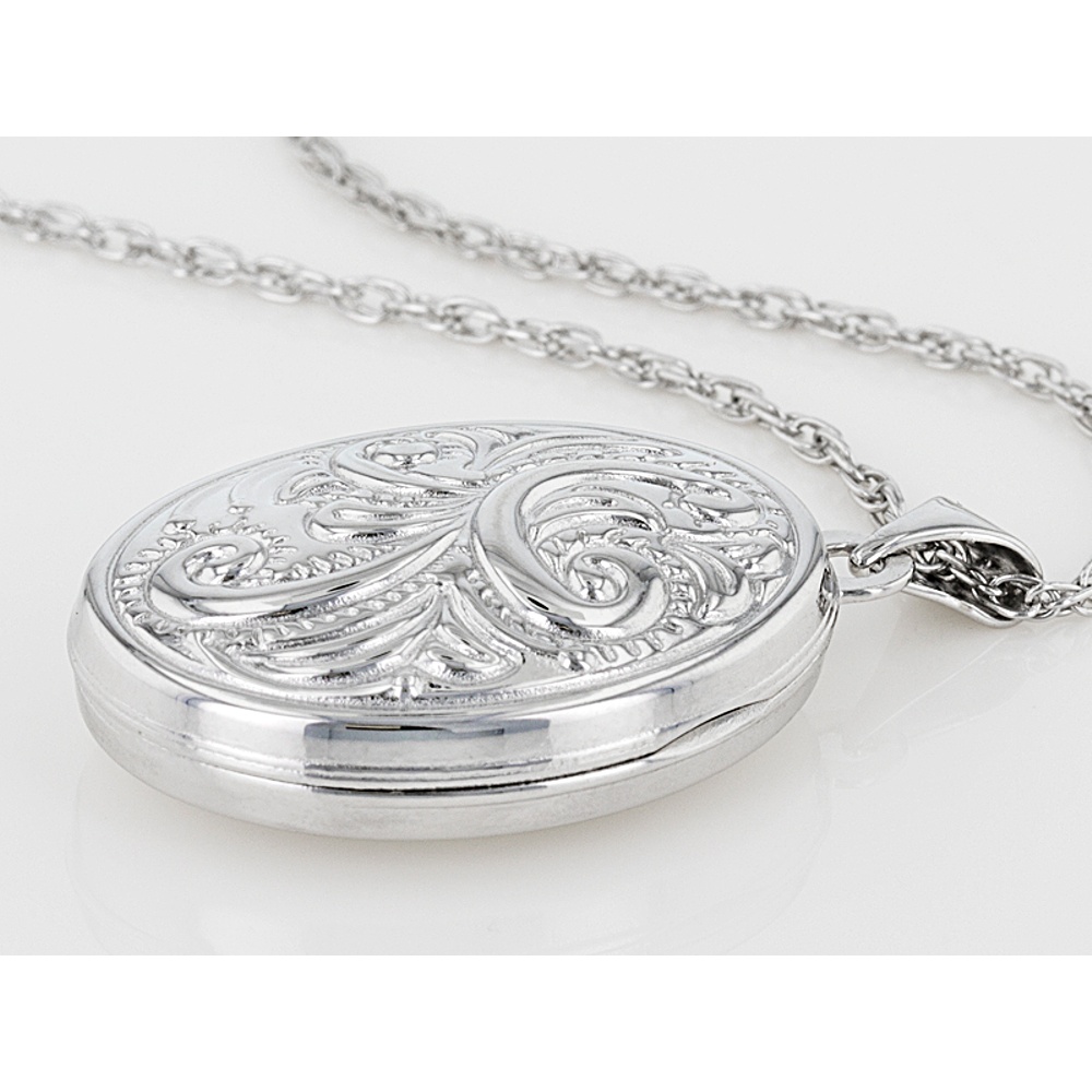 Sterling Silver Locket with Chain