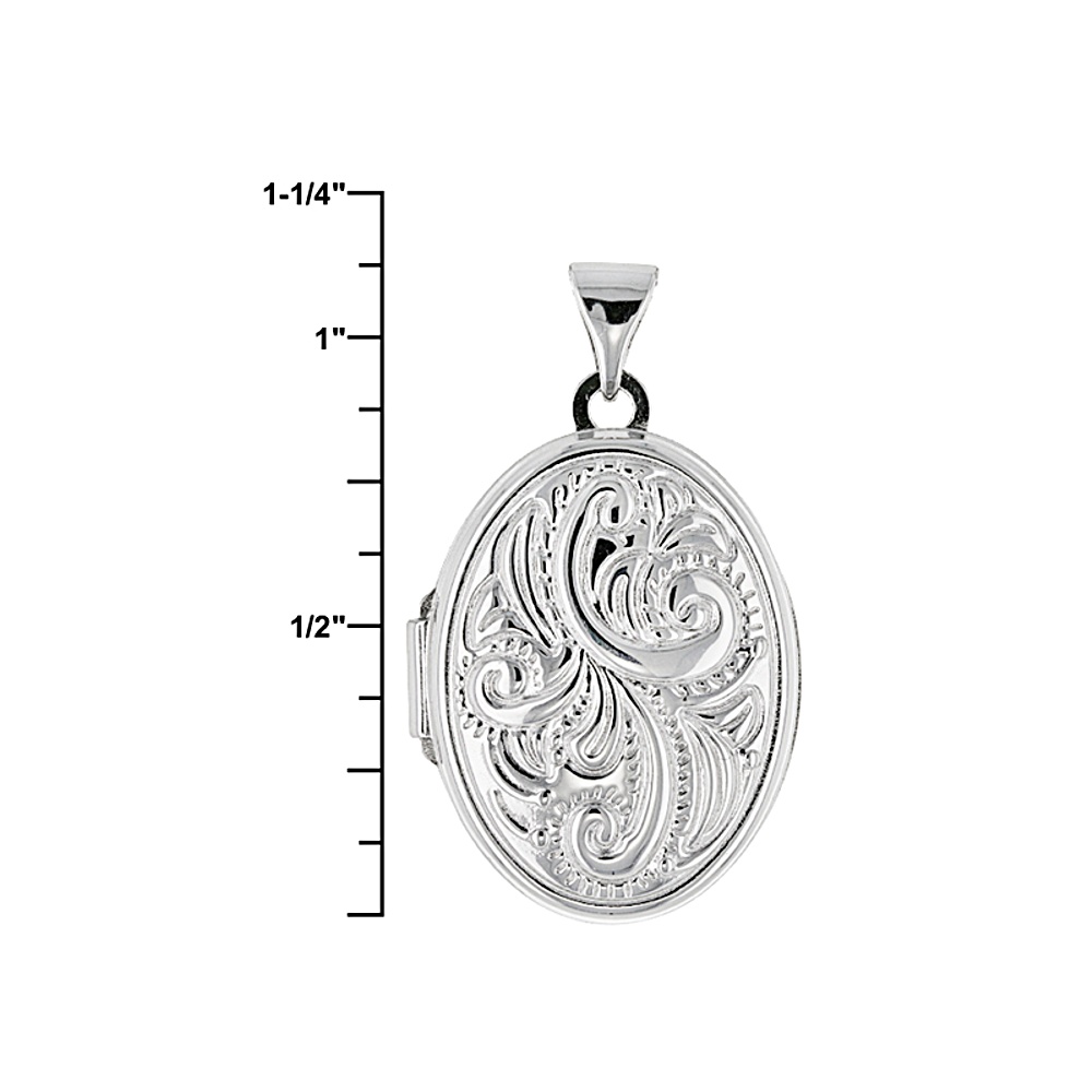 Sterling Silver Locket with Chain