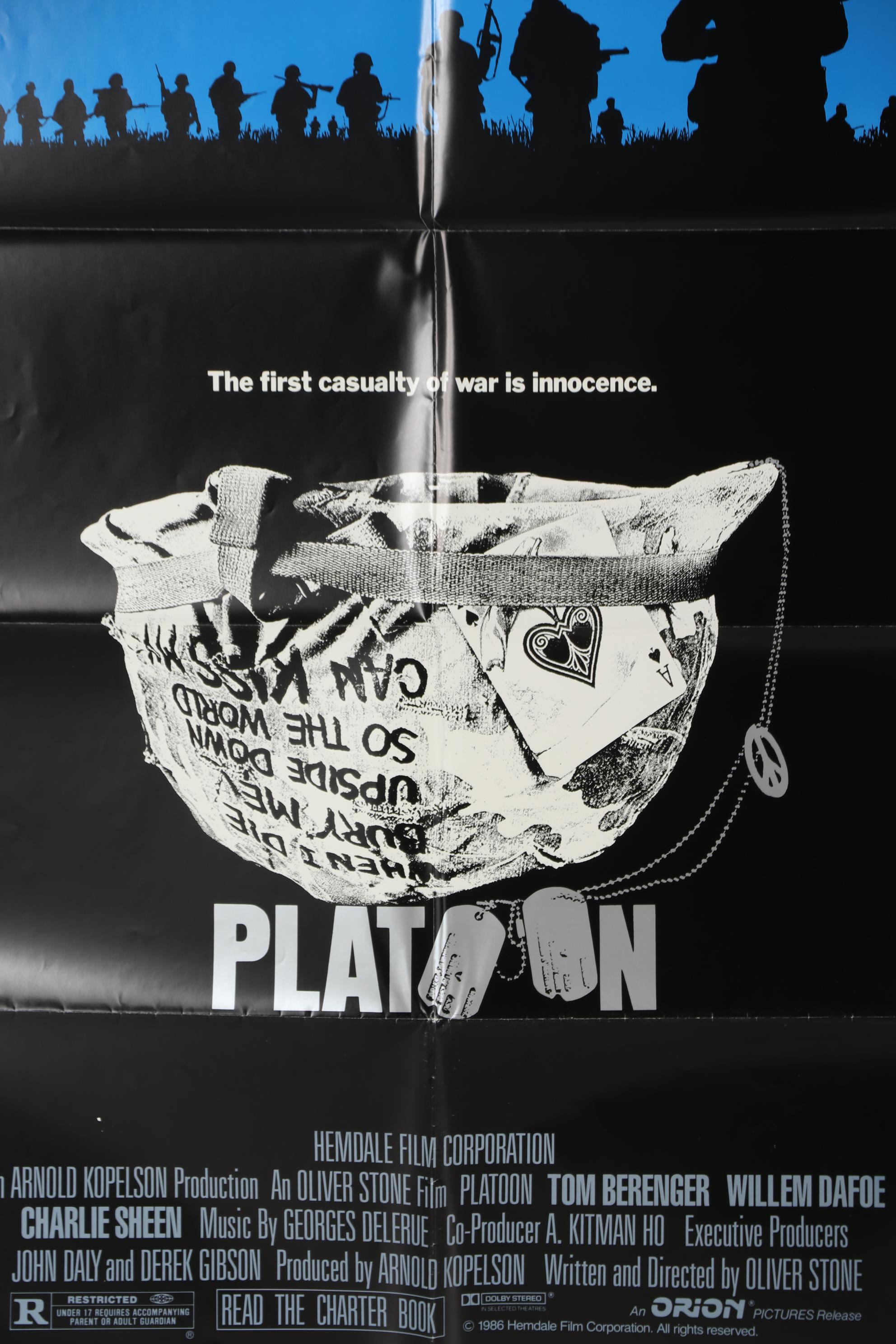1979-1986 Offset Lithograph Movie Posters for "Apocalypse Now" and "Platoon"