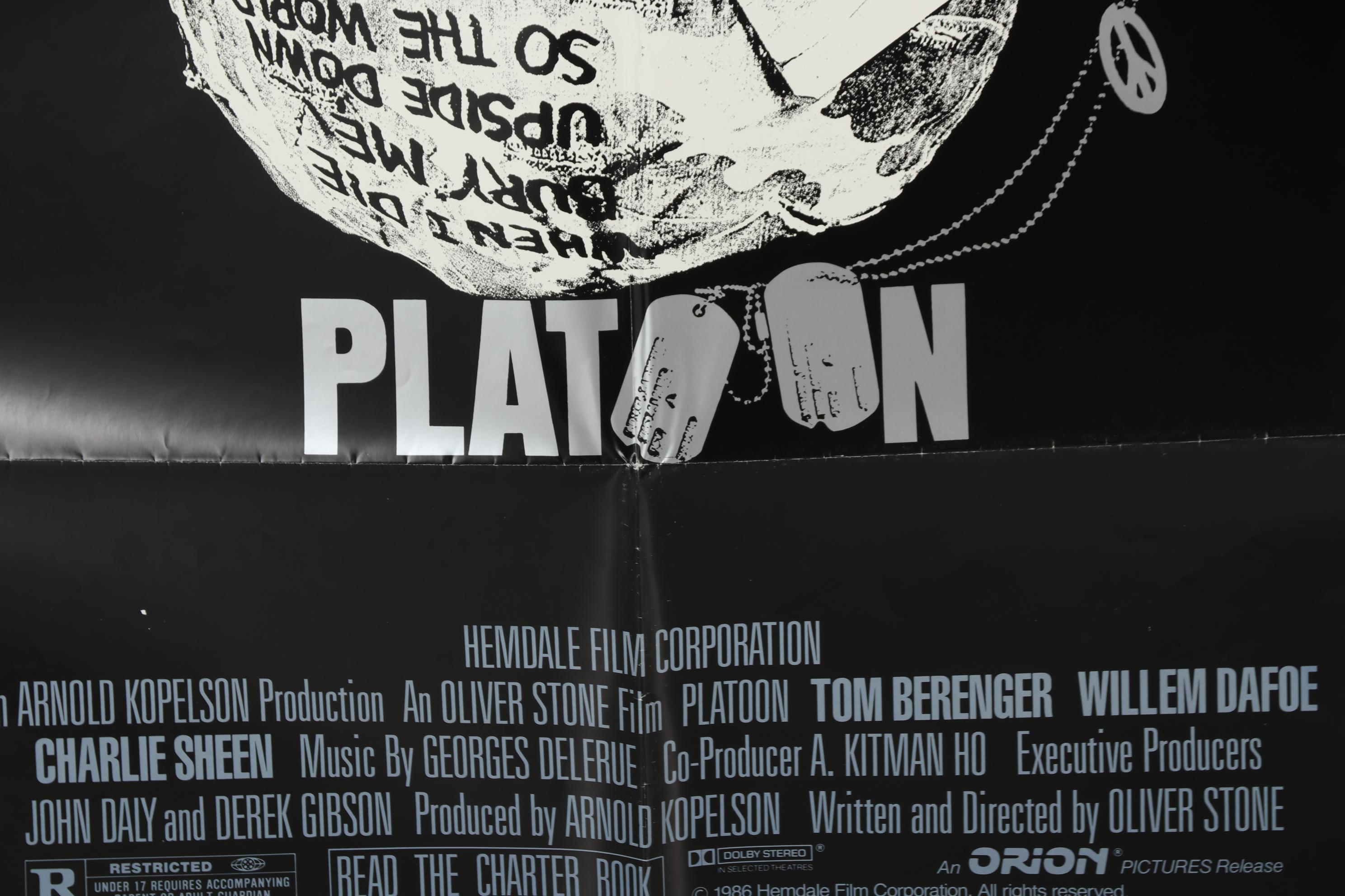 1979-1986 Offset Lithograph Movie Posters for "Apocalypse Now" and "Platoon"