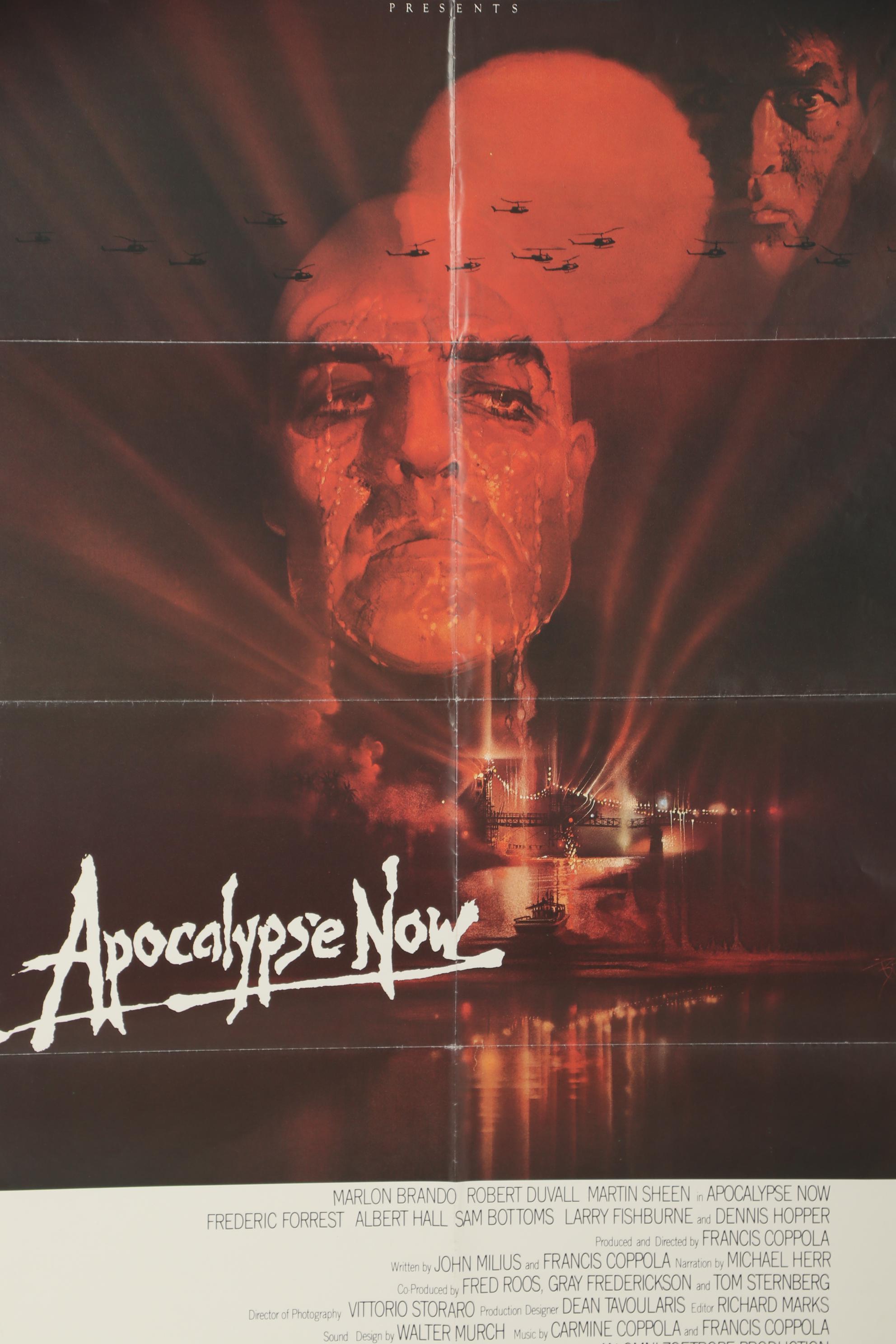 1979-1986 Offset Lithograph Movie Posters for "Apocalypse Now" and "Platoon"