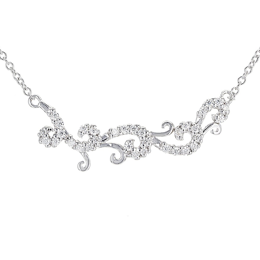 Sterling Silver Moissanite Necklace