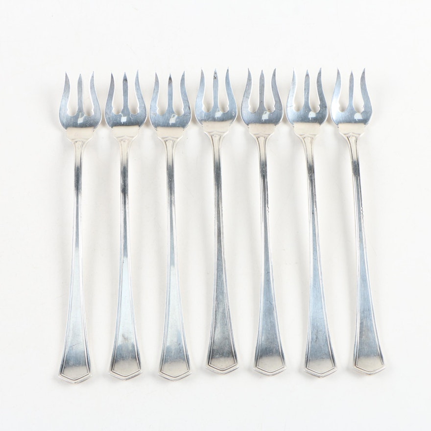 Mt. Vernon Silver Co. "Old South" Sterling Silver Oyster Forks, 1914–1923