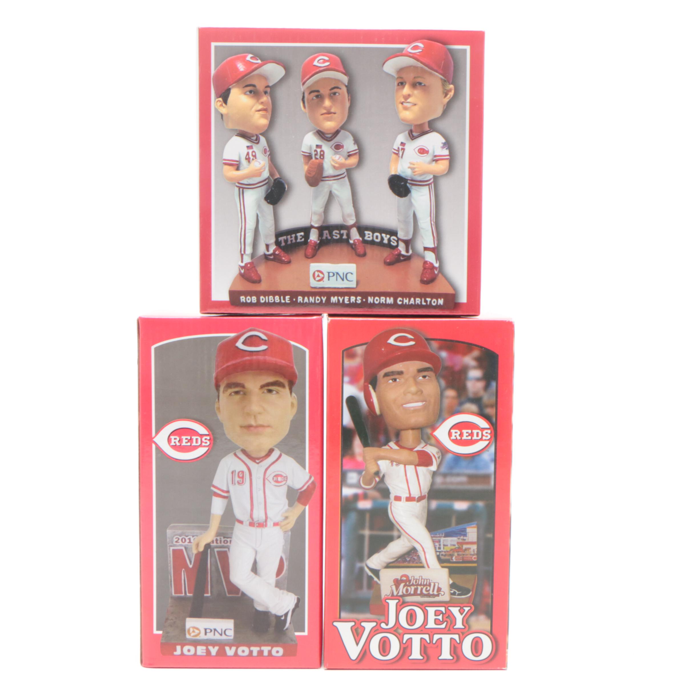Cincinnati Reds Bobblehead Dolls and Statues with Boxes