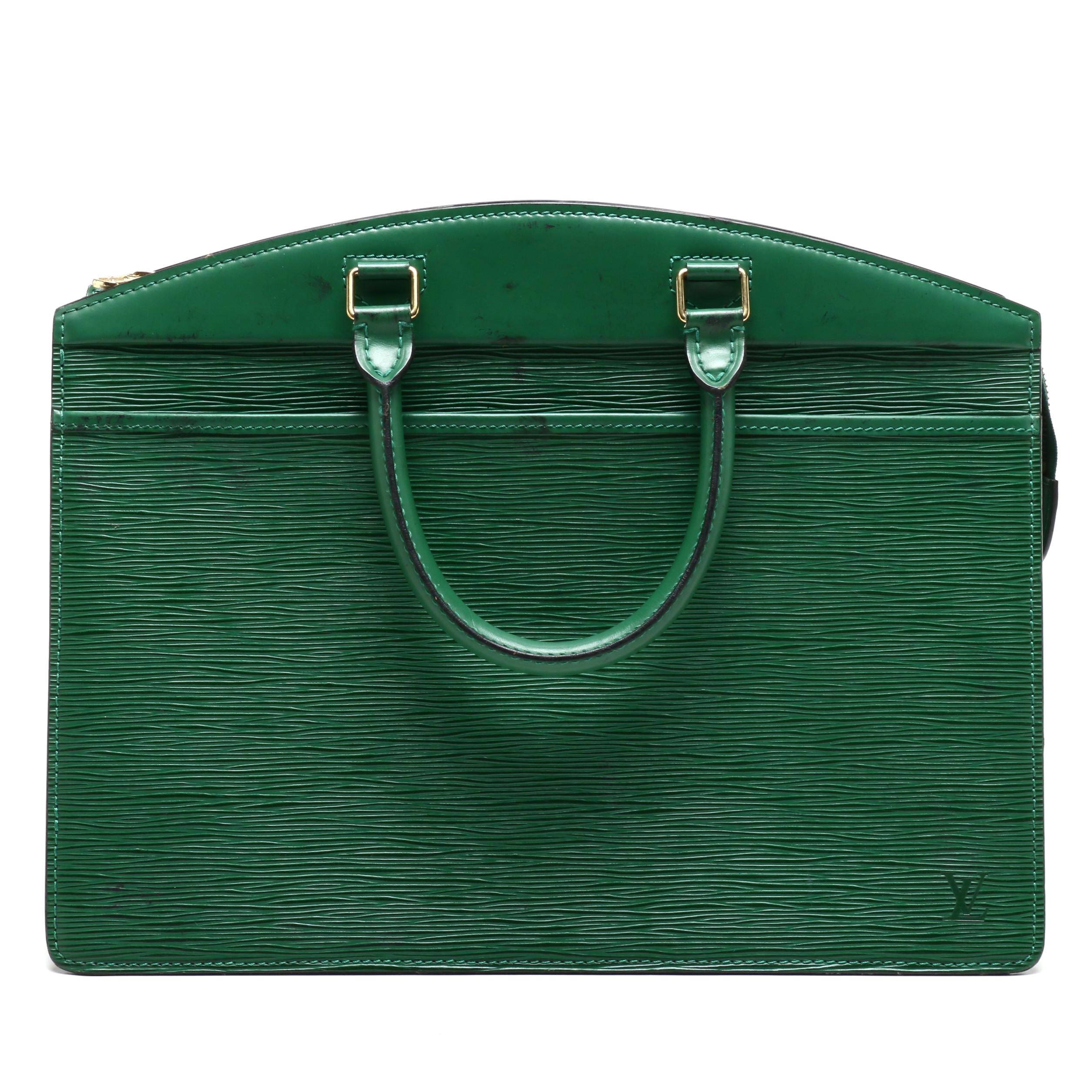 Louis Vuitton Borneo Green EPI Leather Riviera Tote Bag