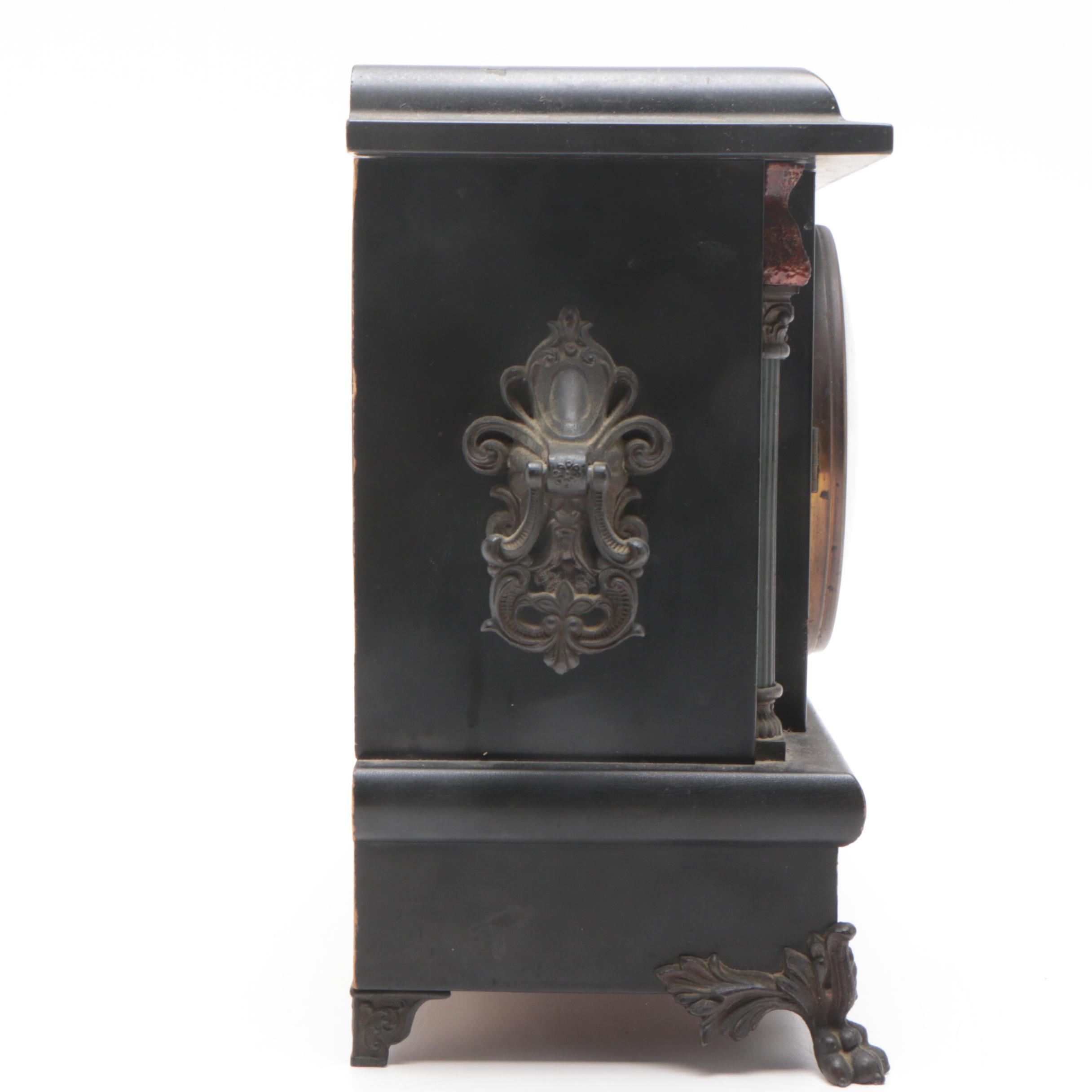 Sessions Clock Co. Eight Day Half Hour Strike Cathedral Gong Mantel Clock