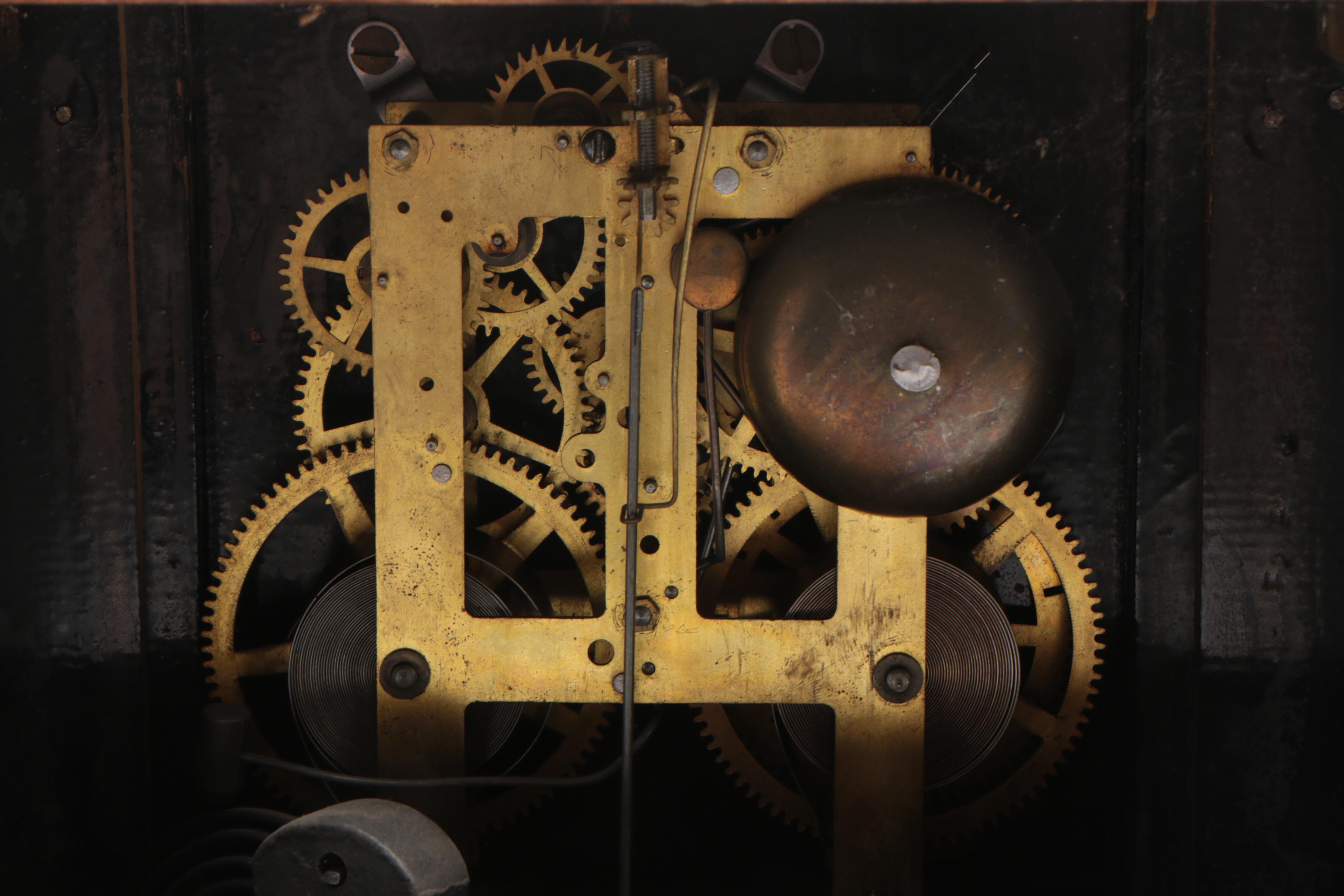 Sessions Clock Co. Eight Day Half Hour Strike Cathedral Gong Mantel Clock