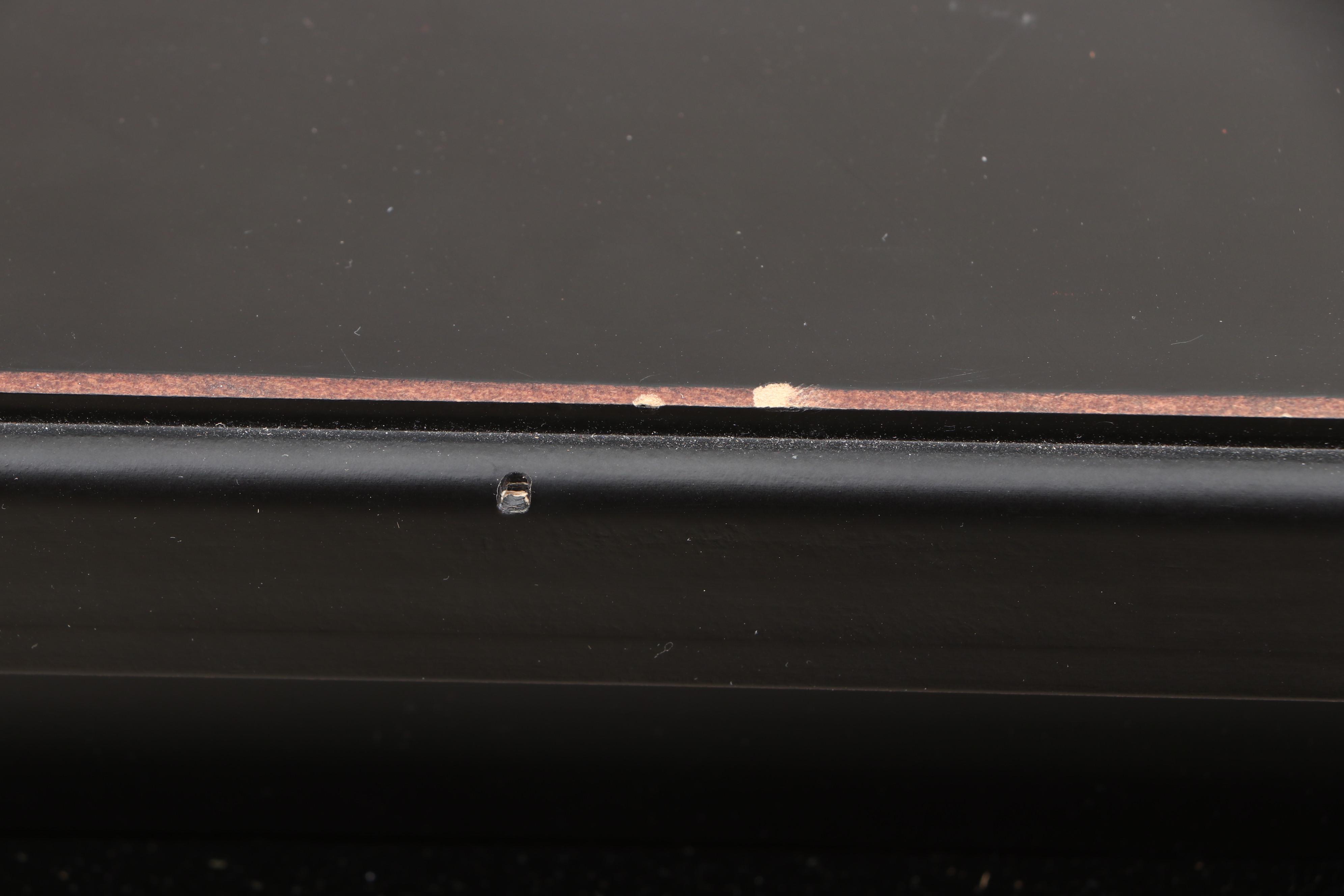 Contemporary Pier 1 Black Lacquer Wood Cabinet