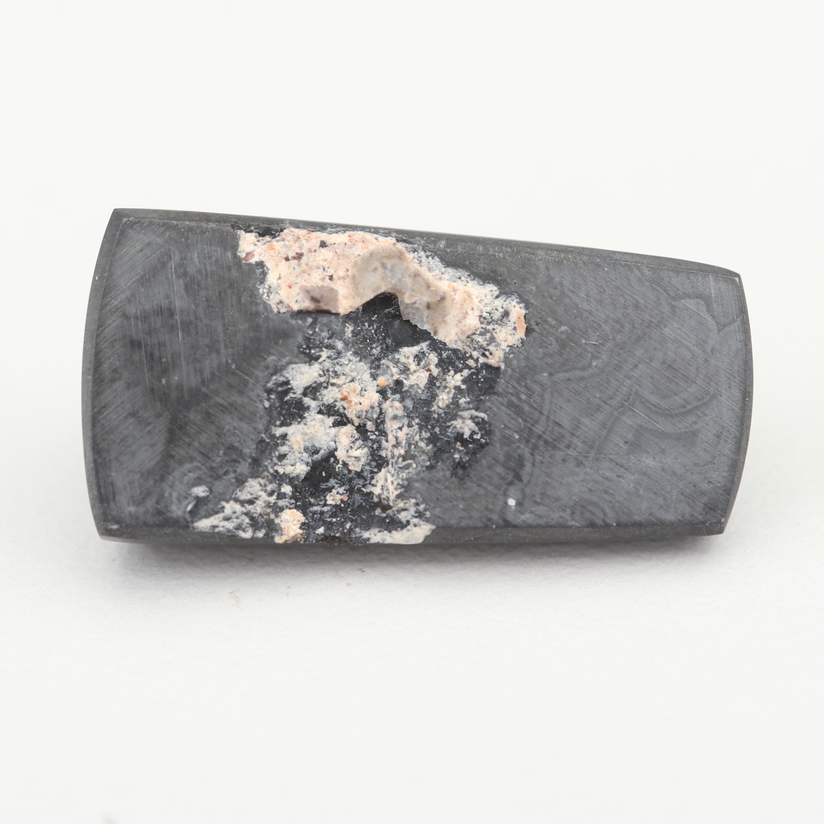 Loose Quartz Druzy on Hematite Stone