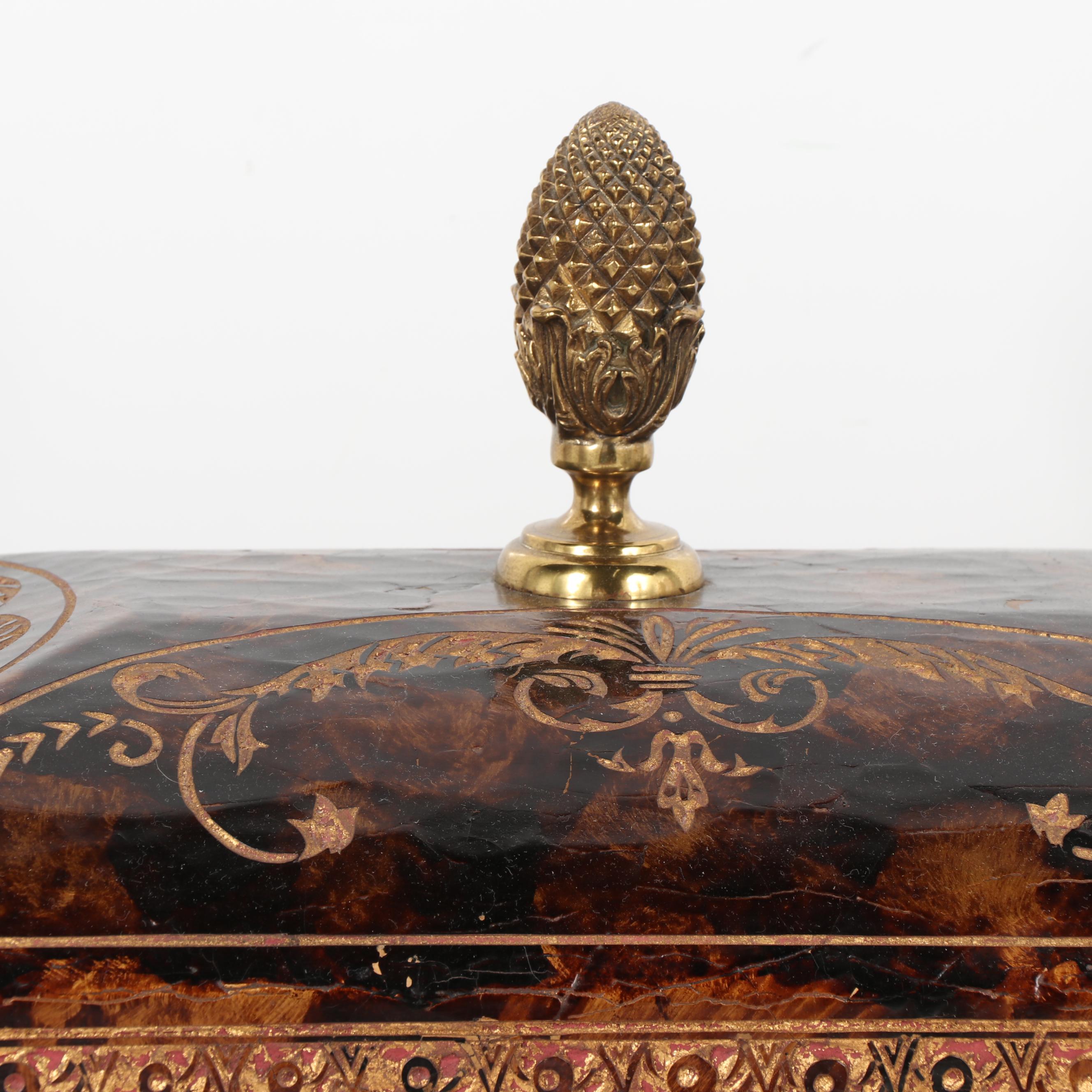 Maitland-Smith Coromandel Box and Other Wooden Boxes