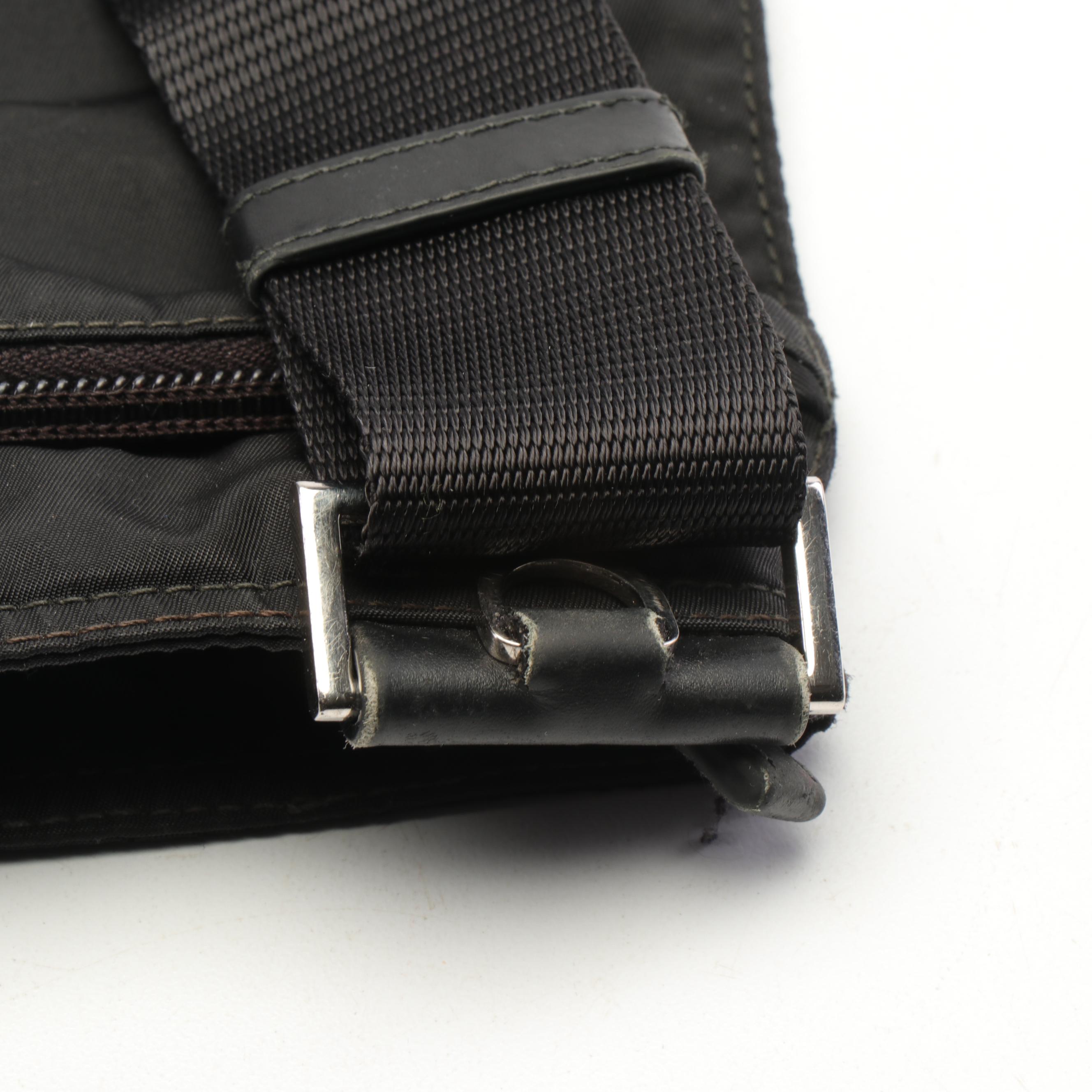 Prada Black Tessuto Nylon Crossbody Bag