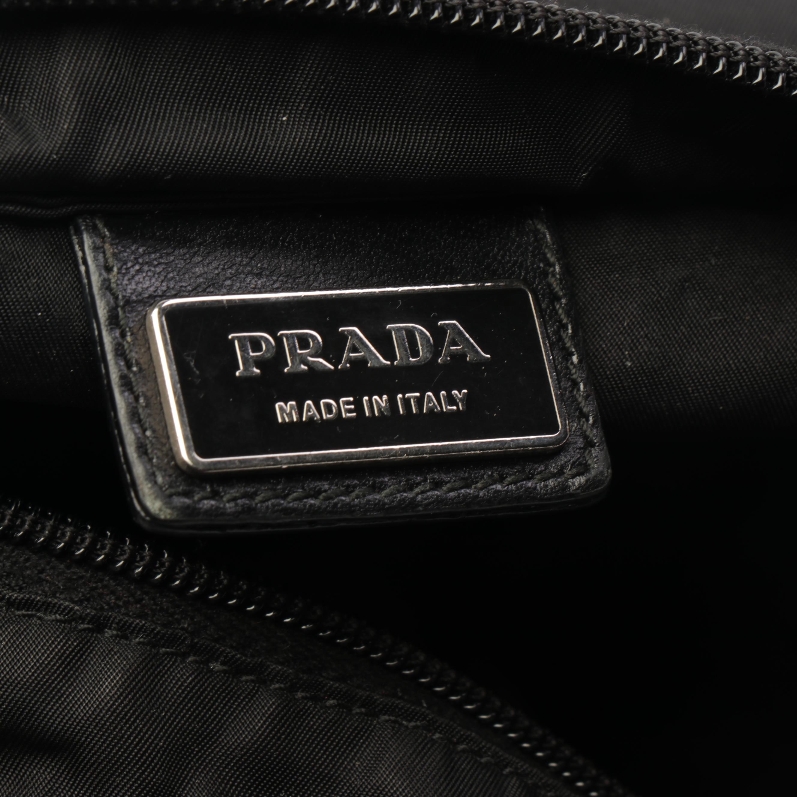 Prada Black Tessuto Nylon Crossbody Bag