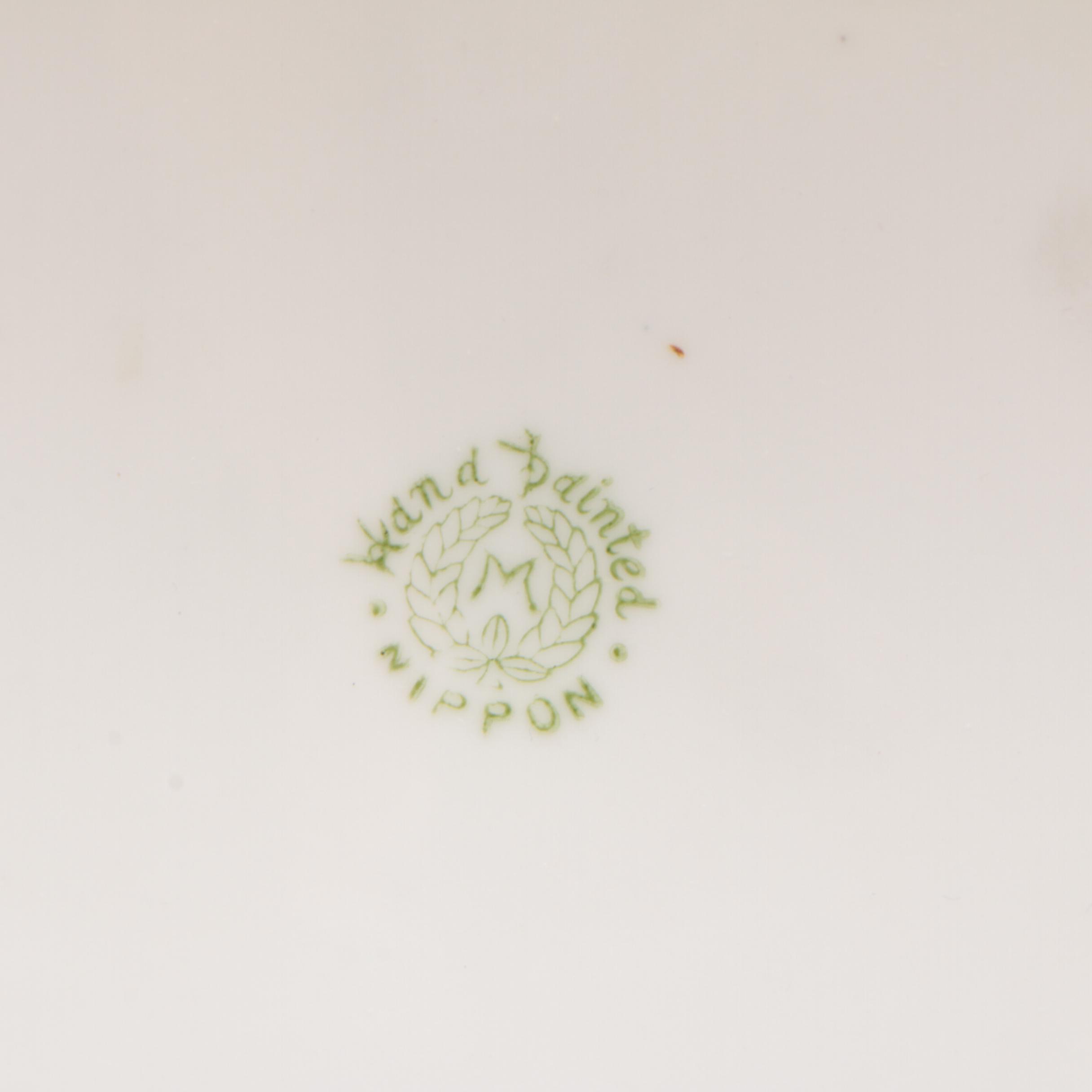 Noritake Hand-Painted Porcelain Candy and Nut Dishes, 1911-1921