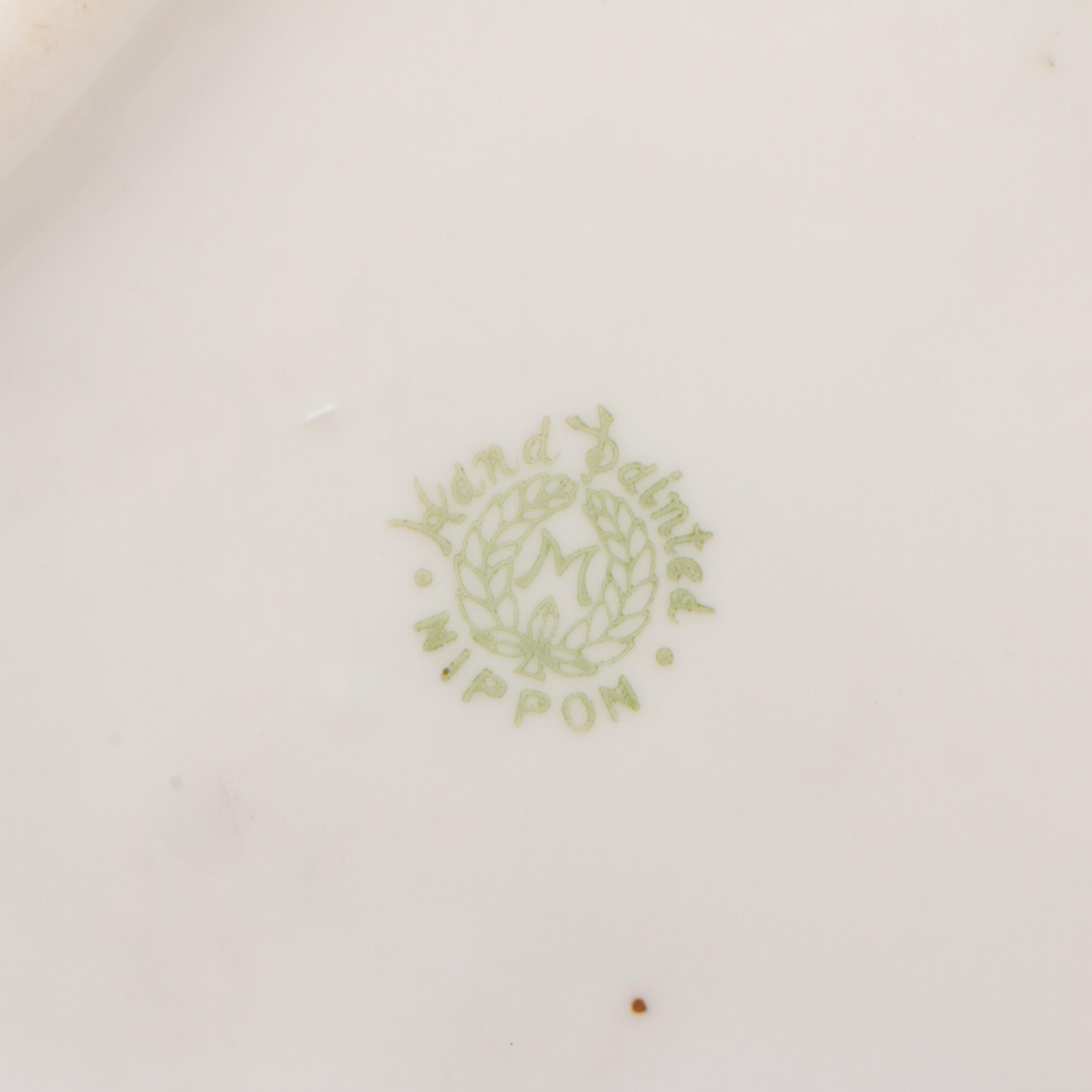 Noritake Hand-Painted Porcelain Candy and Nut Dishes, 1911-1921