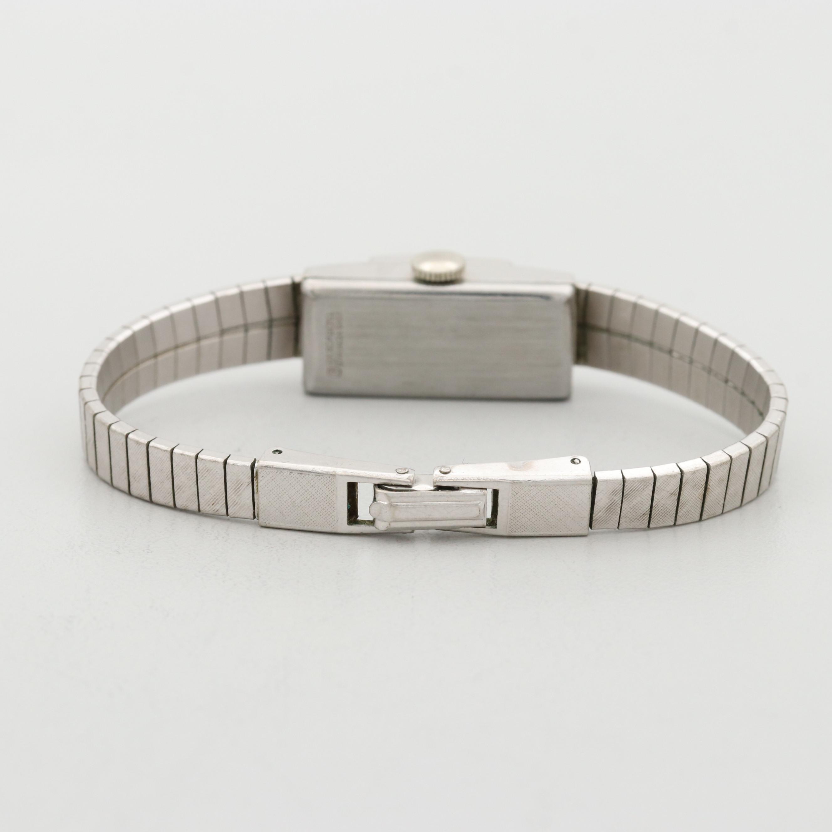 Vintage Marc Nicolet Secret Dial Rolled Gold Fill and Plate Stem Wind Watch