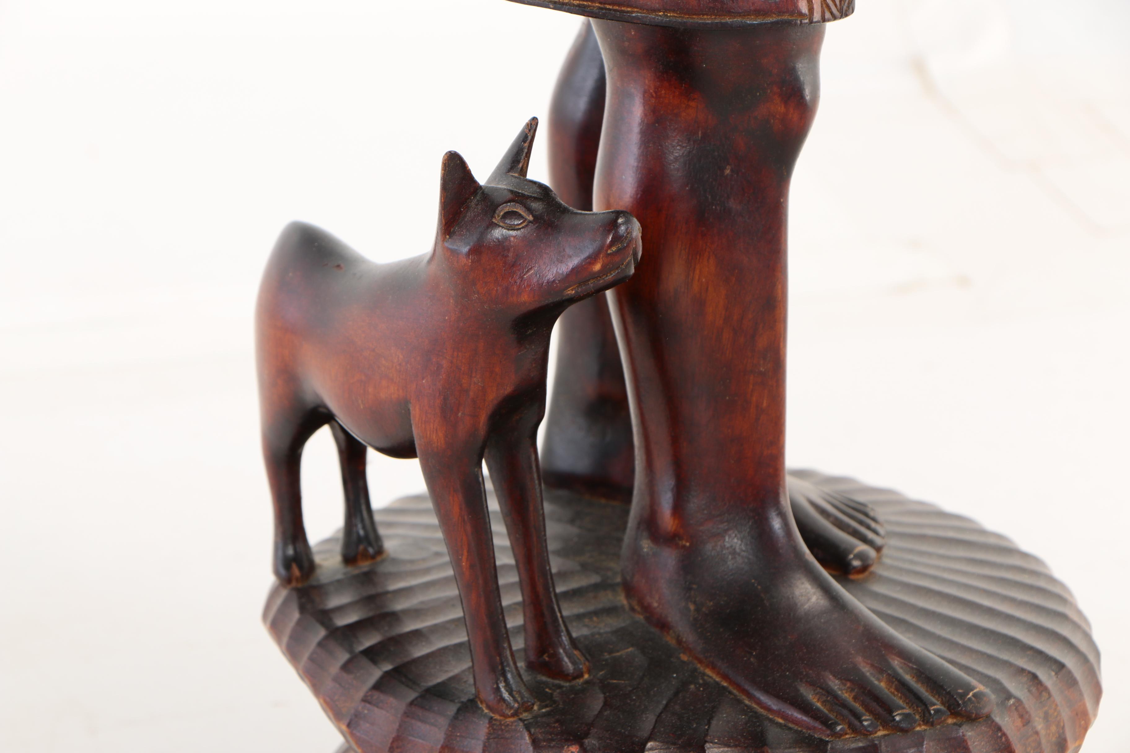 Carved Wood Igorot Style Figure from the Philippines