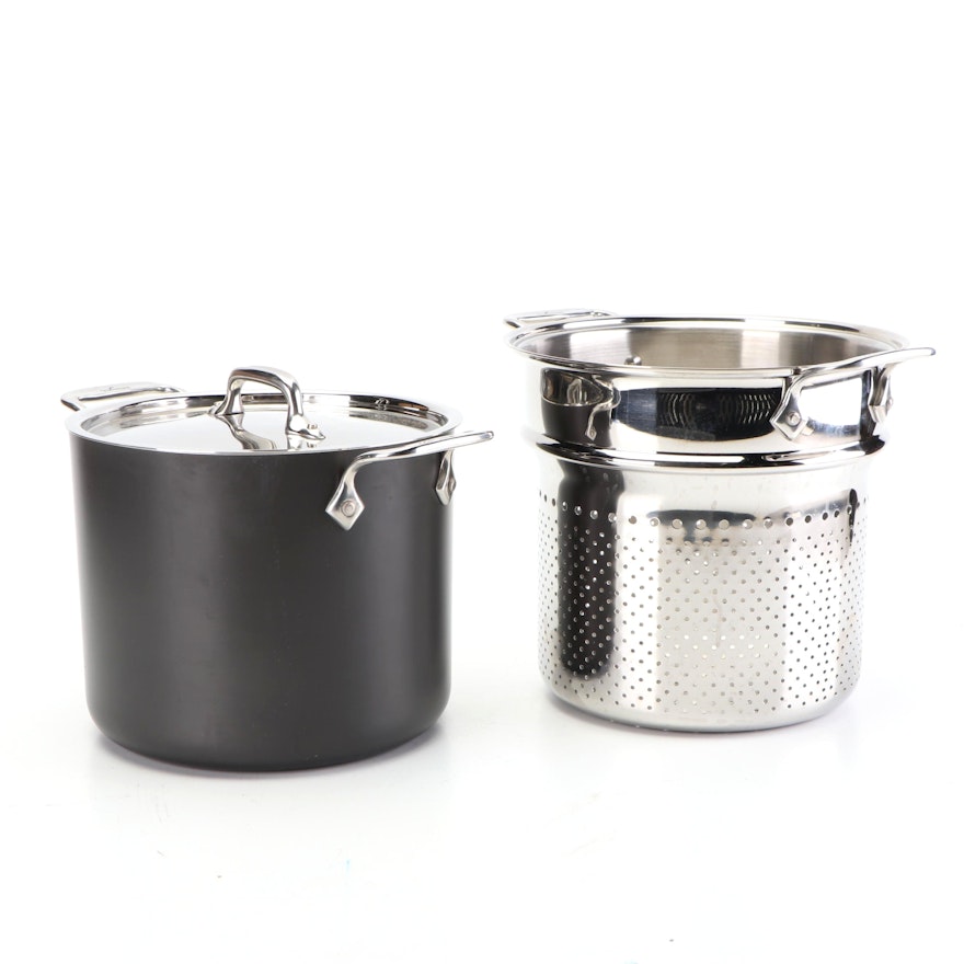 All-Clad Ltd Stock Pot with Strainer Basket