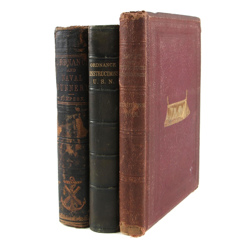 Antiquarian Military Munitions and Ordnance Books