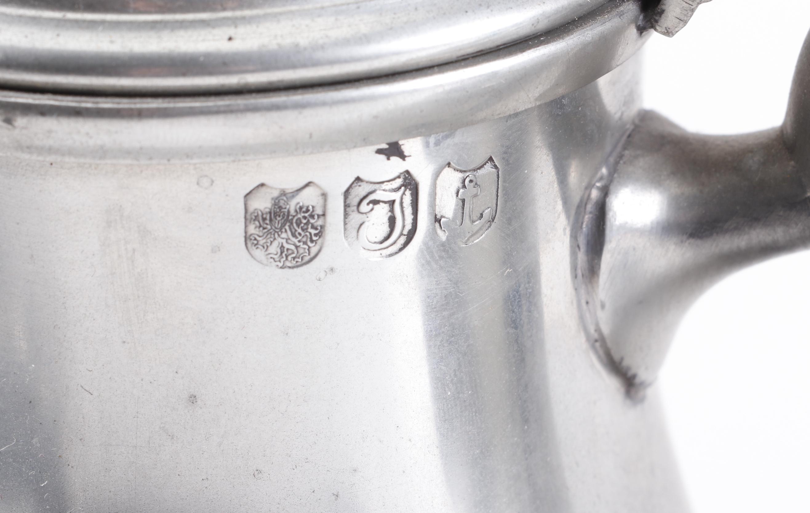 Towle Pewter Tea Set with Wilton Columbia Service Tray