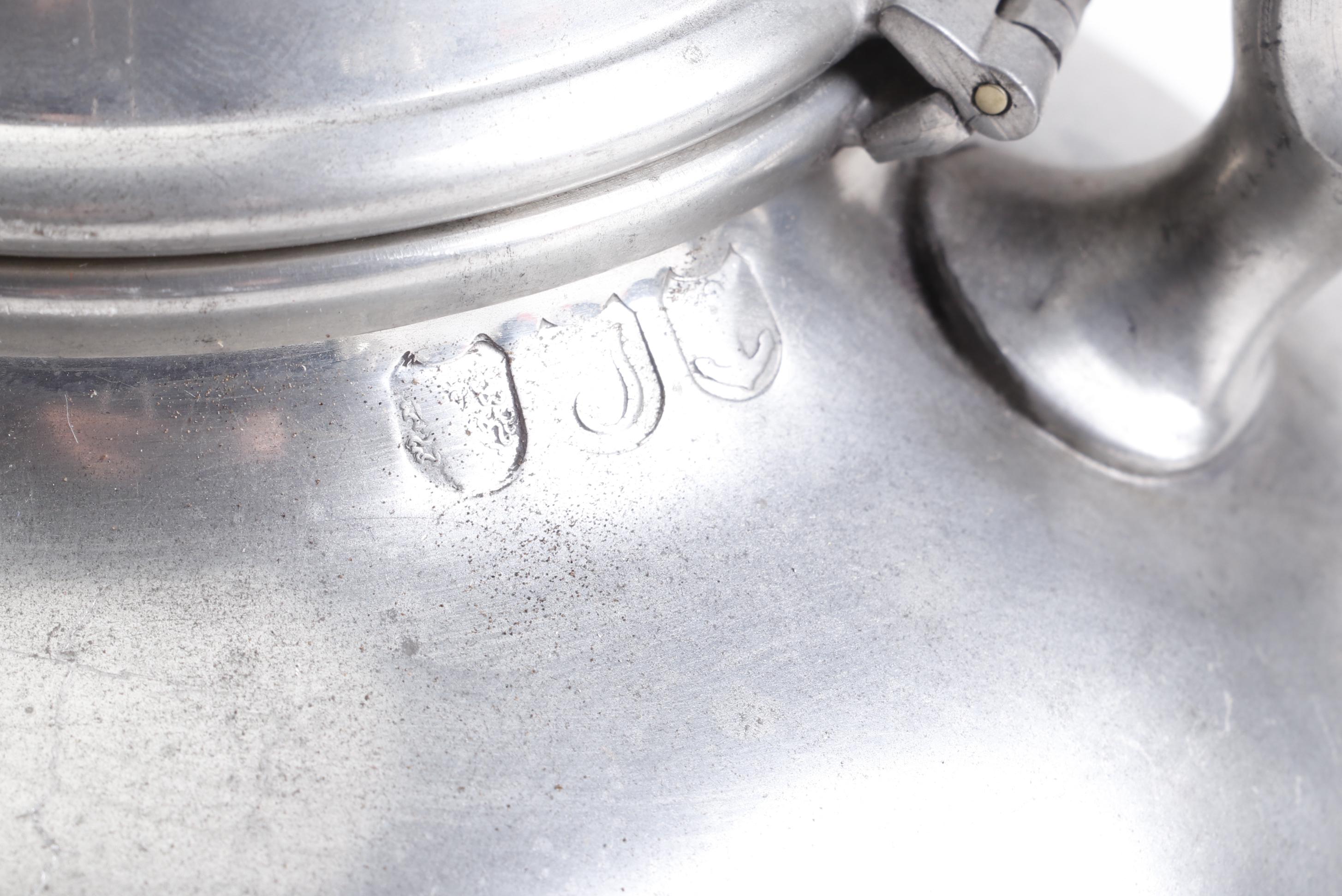 Towle Pewter Tea Set with Wilton Columbia Service Tray