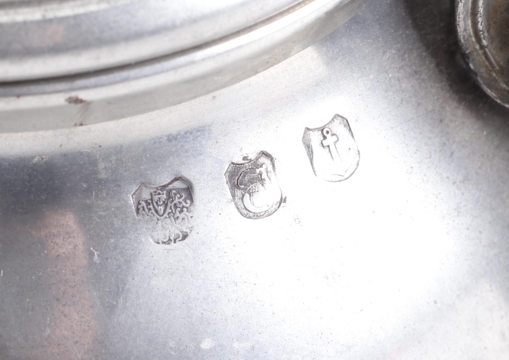 Towle Pewter Tea Set with Wilton Columbia Service Tray