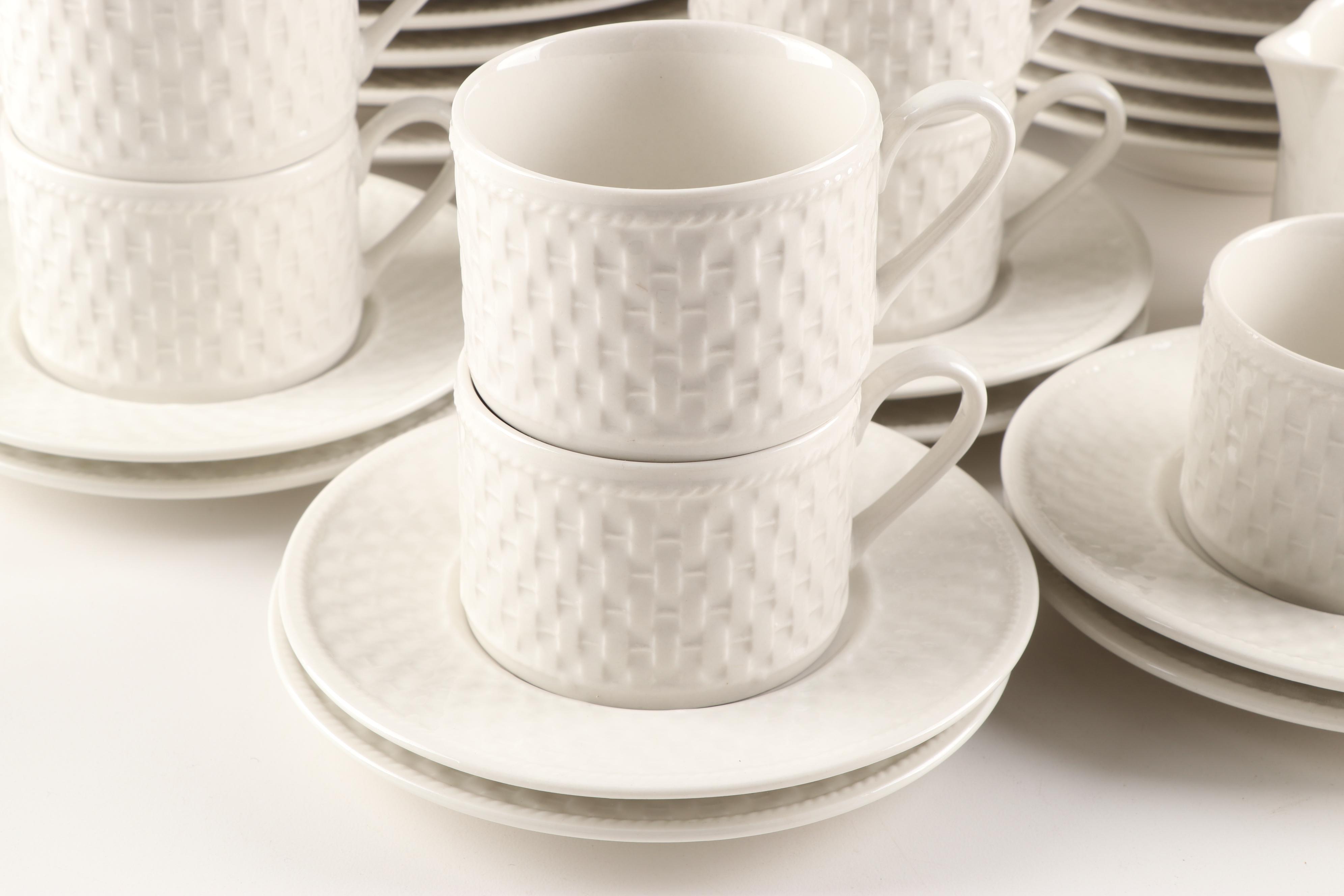 Oneida "Basketweave" Dinnerware Service