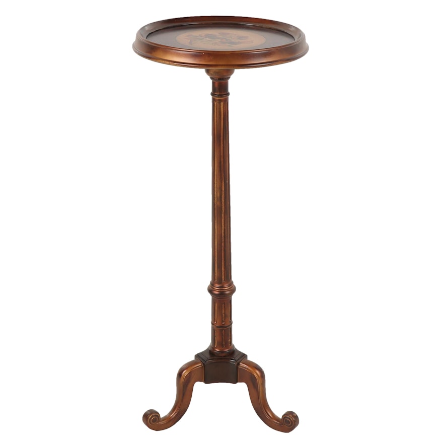 Contemporary Painted Wooden Pedestal