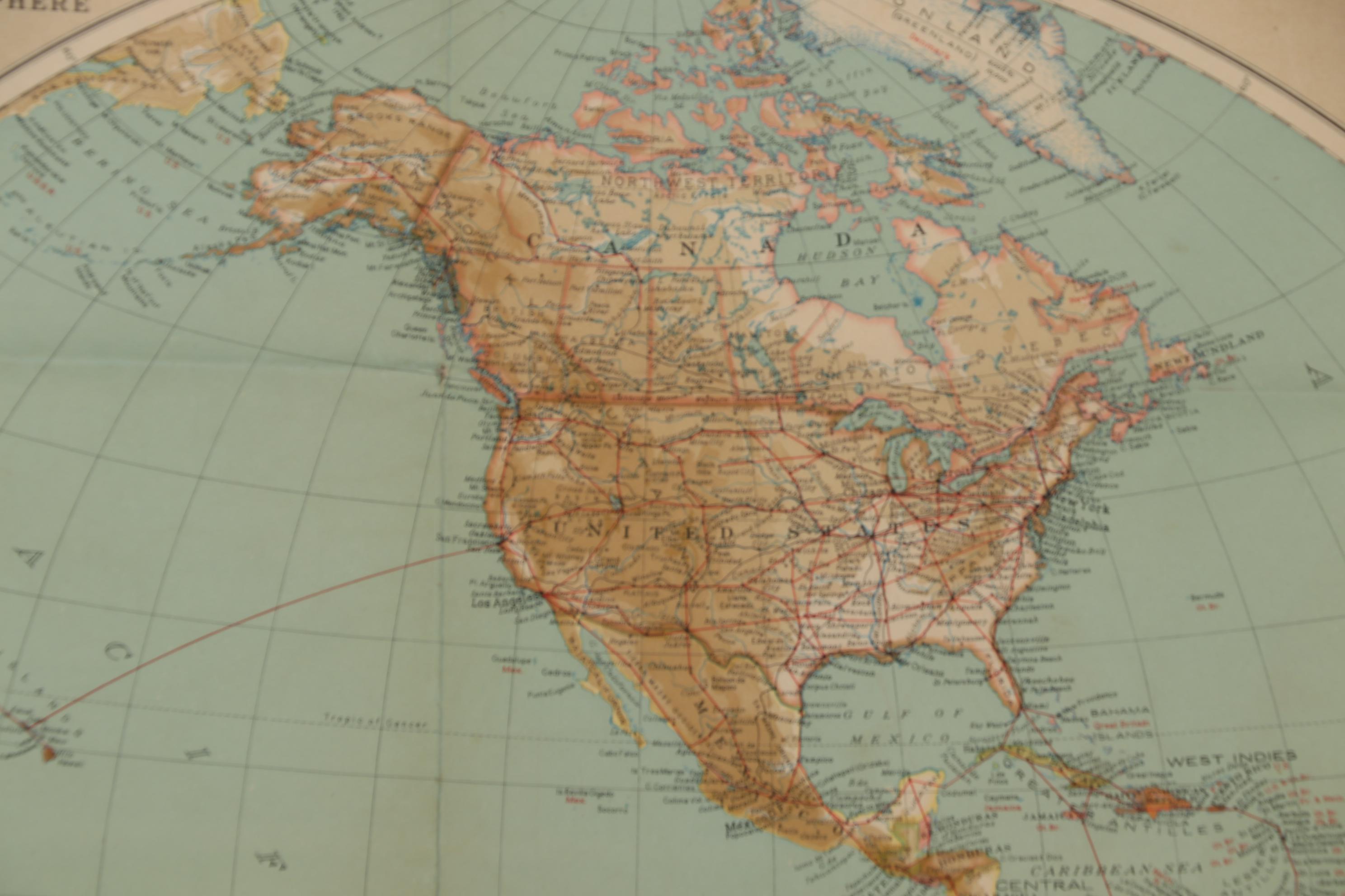 National Geographic 1935 "The World" Map