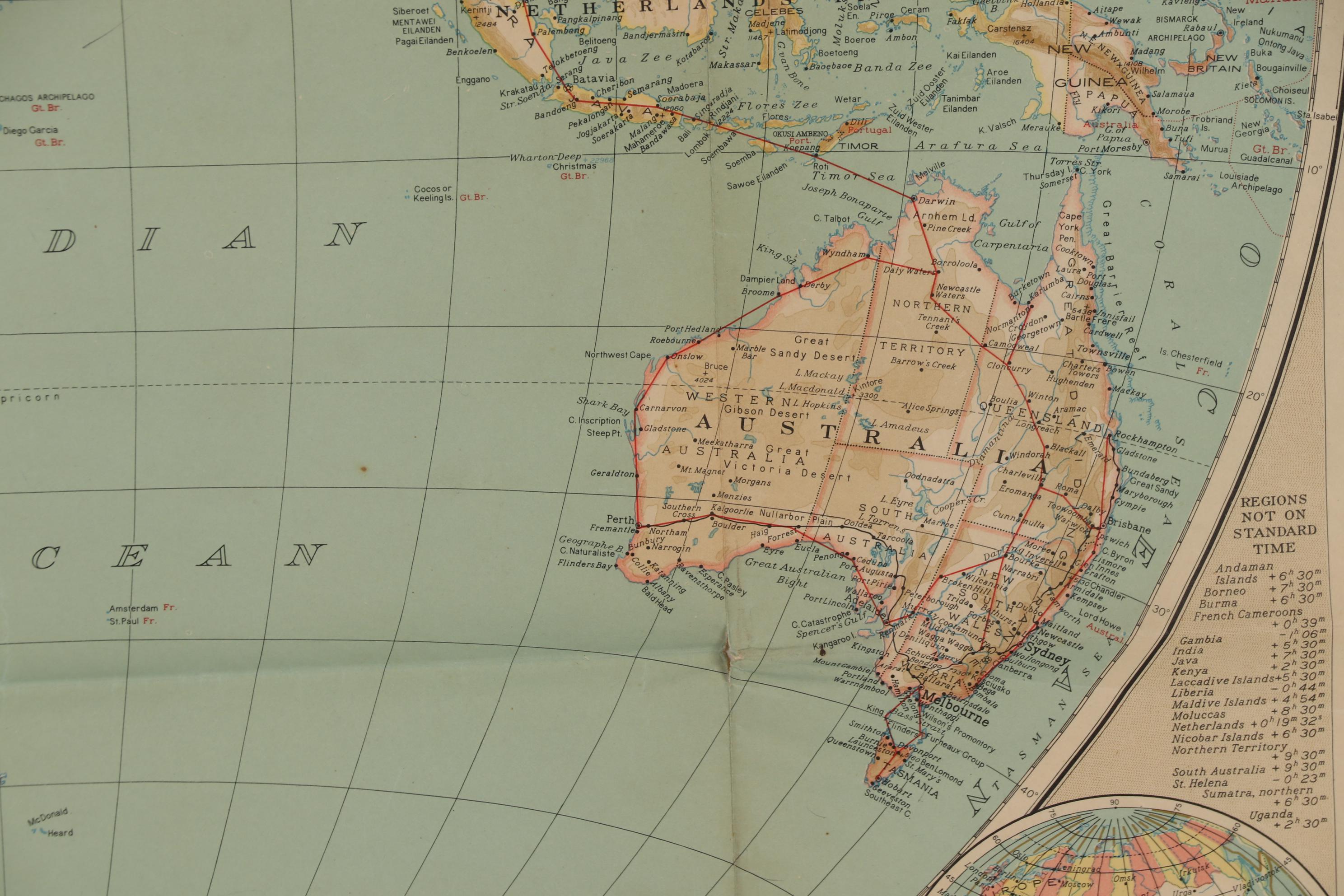 National Geographic 1935 "The World" Map