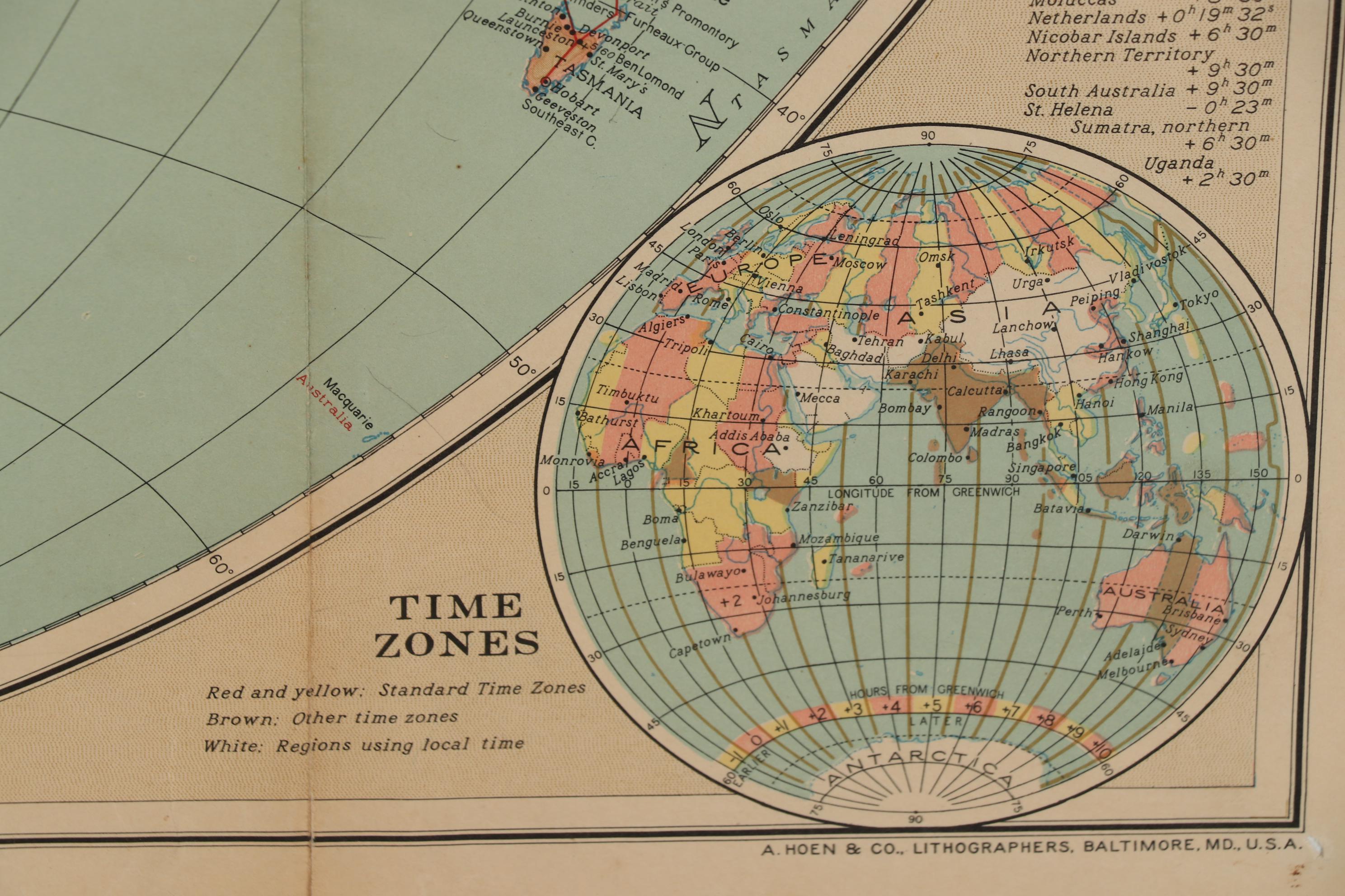National Geographic 1935 "The World" Map
