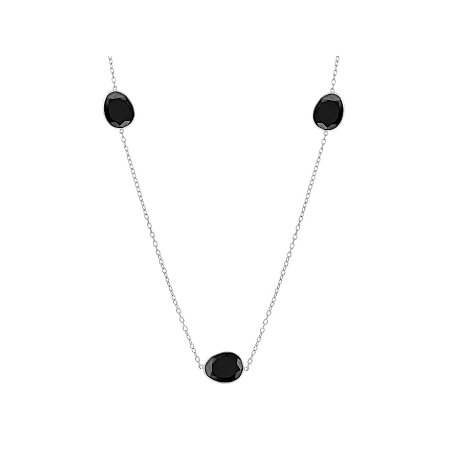 Sterling Silver Spinel Necklace